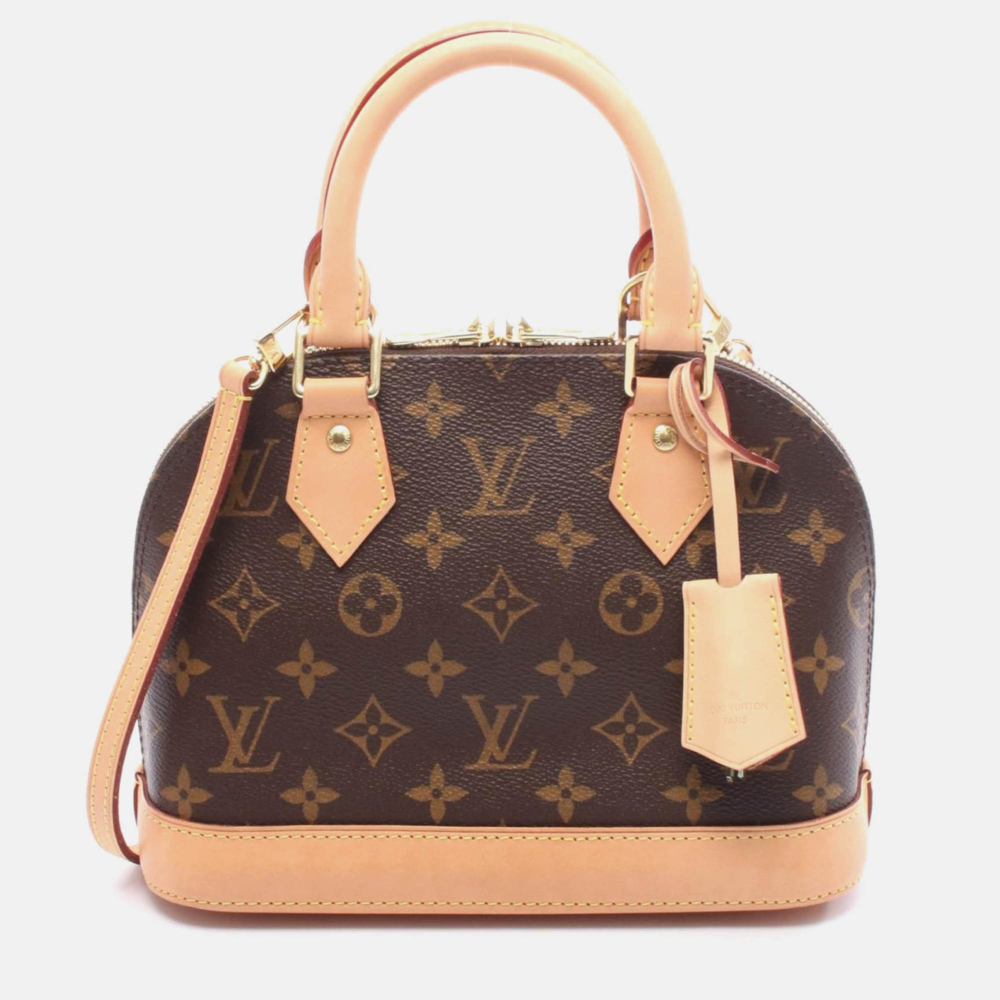 

Louis Vuitton Alma Bb Shoulder Handbag Monogram Canvas, Brown