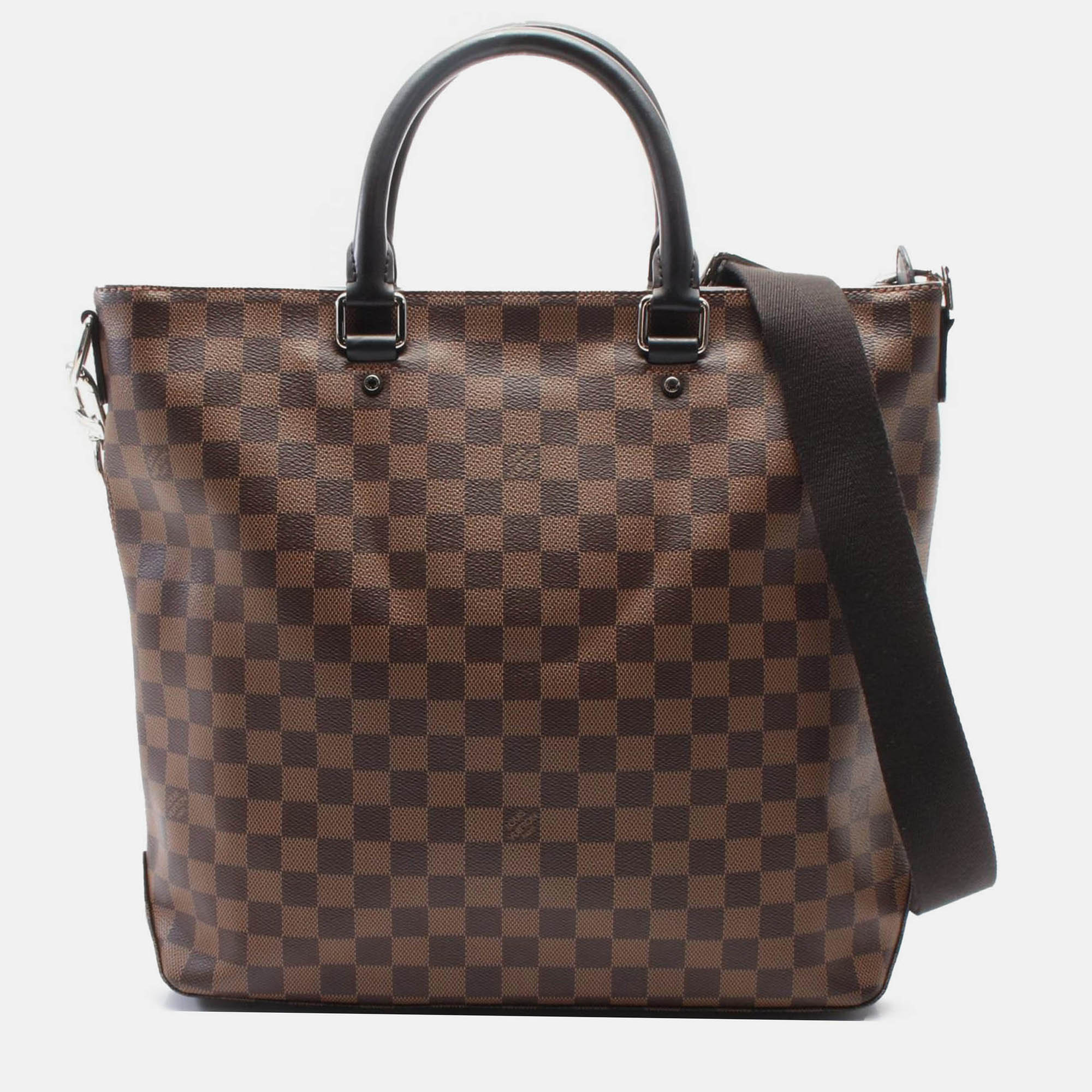 

Louis Vuitton Brown Damier Ebene Jake Tote