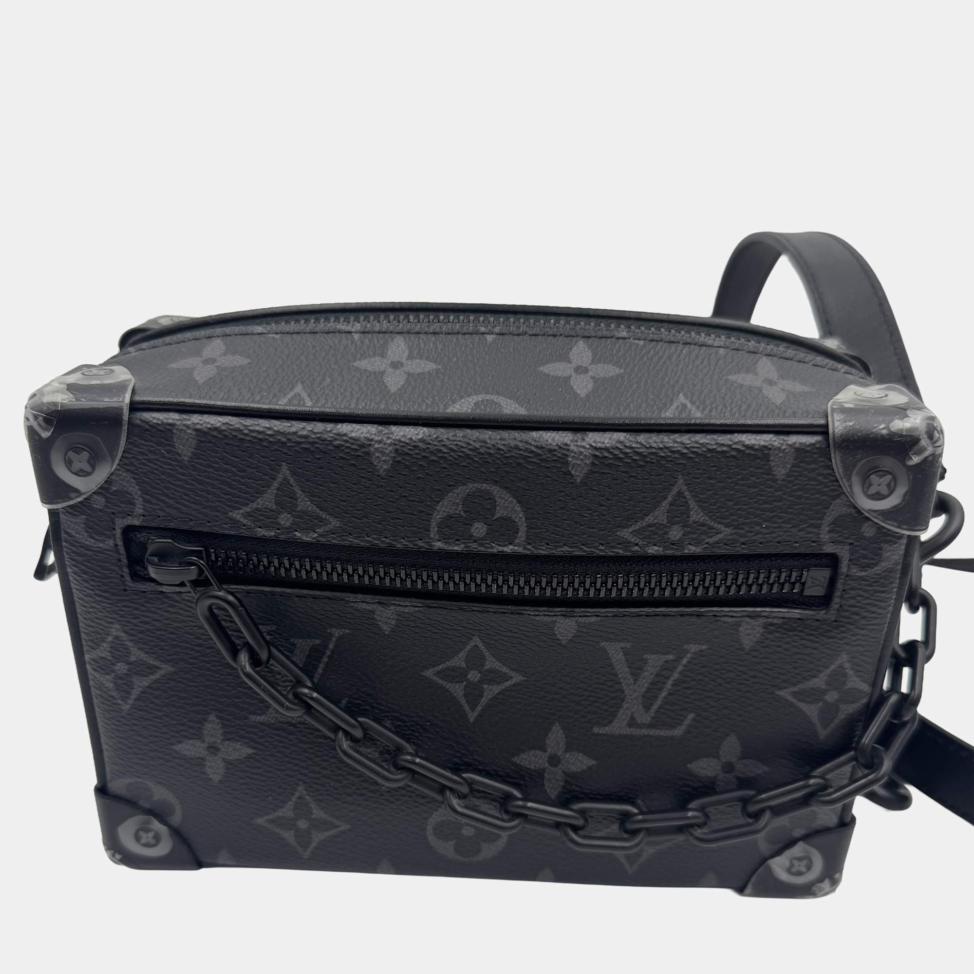 

Louis Vuitton Mini Soft Trunk Monogram Eclipse Canvas Shoulder Bag, Black