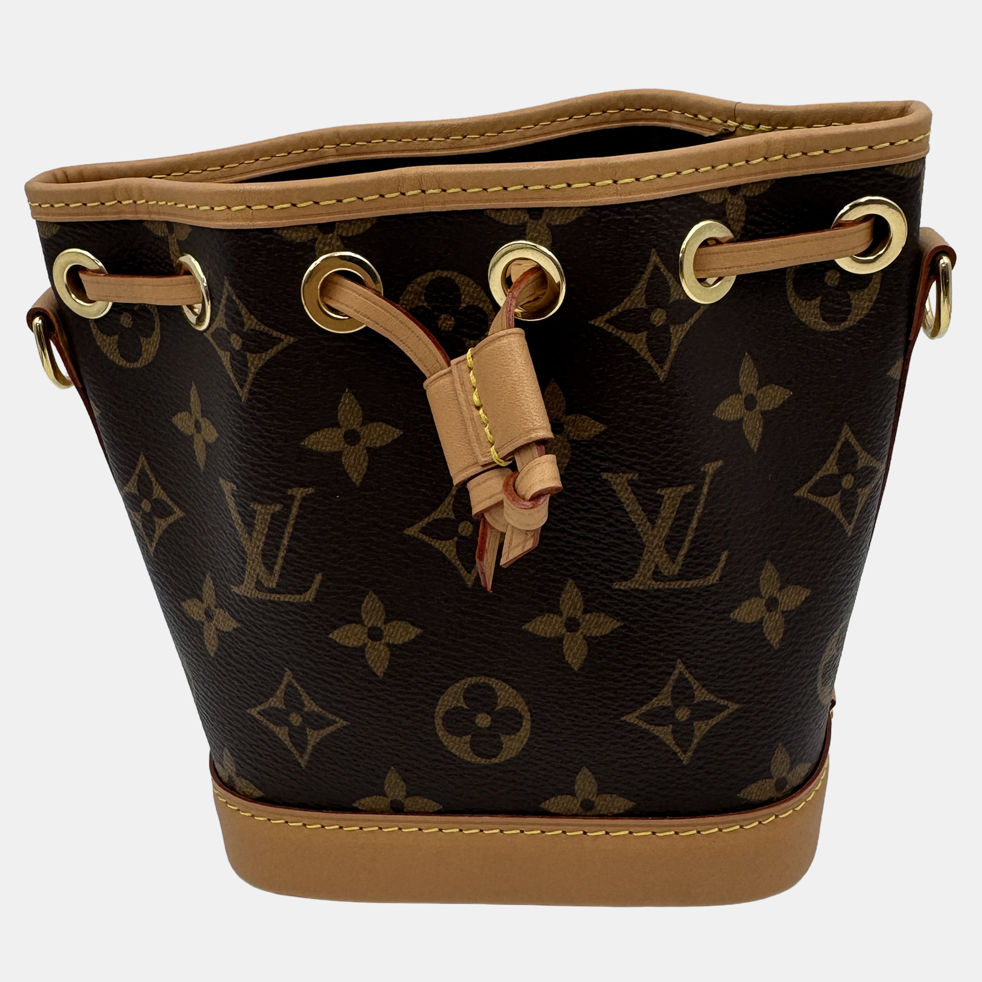 

Louis Vuitton Brown Monogram Canvas Nano Noe Shoulder Bag