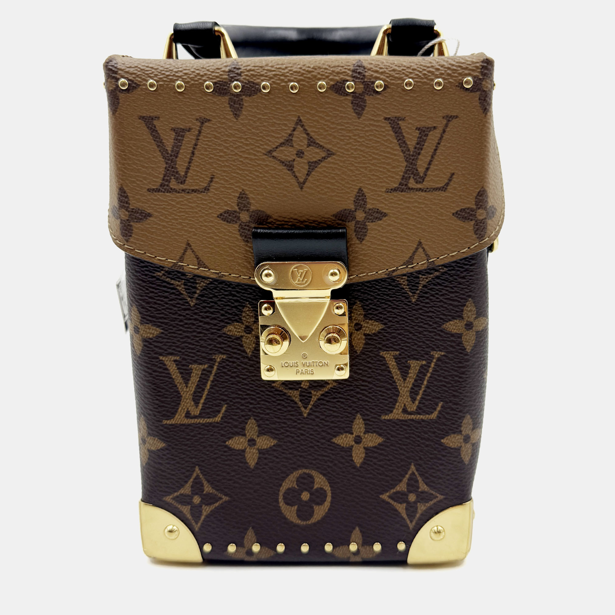 Pre-owned Louis Vuitton Brown Monogram Reverse Camera Box