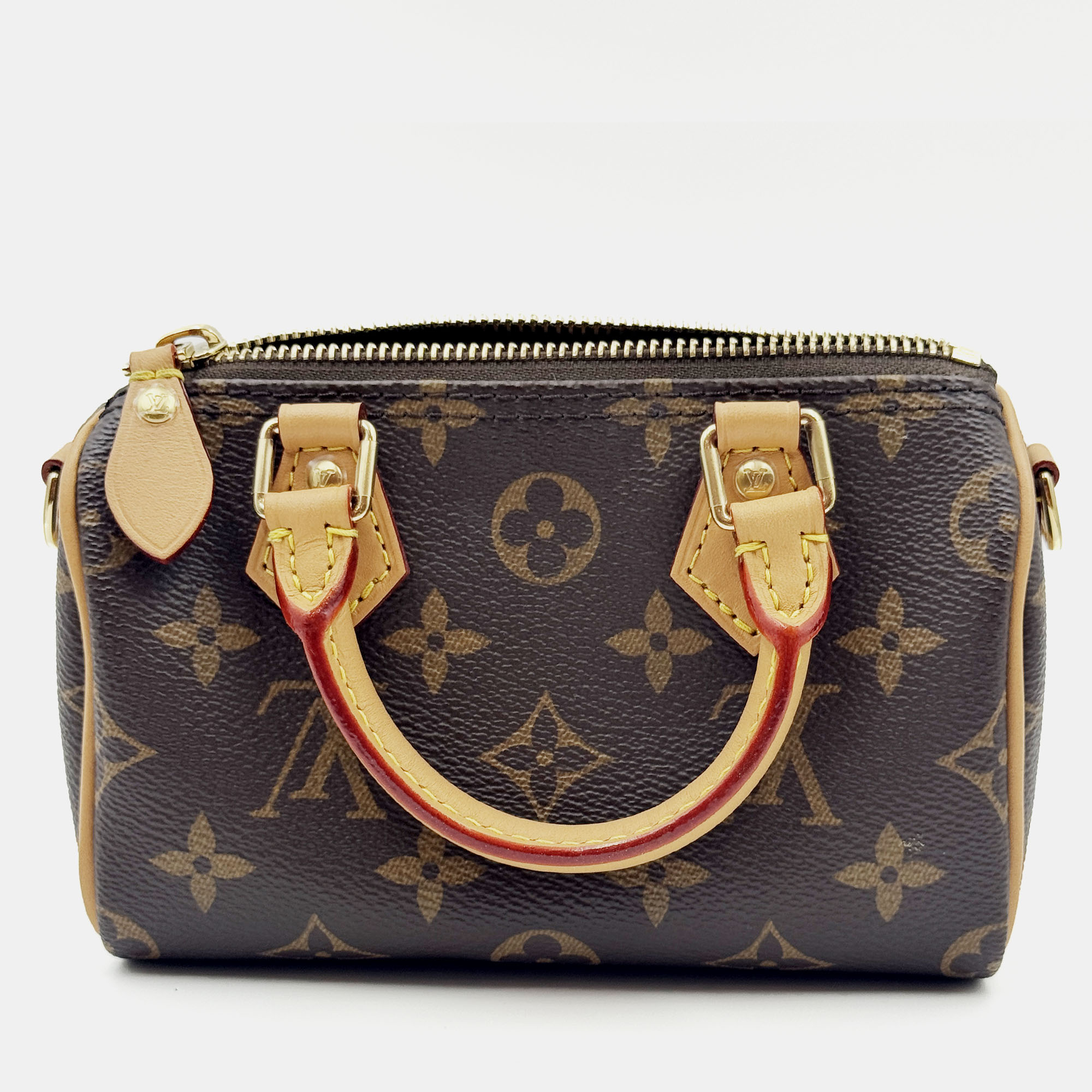 

Louis Vuitton Speedy Nano Brown Monogram Canvas Handbag