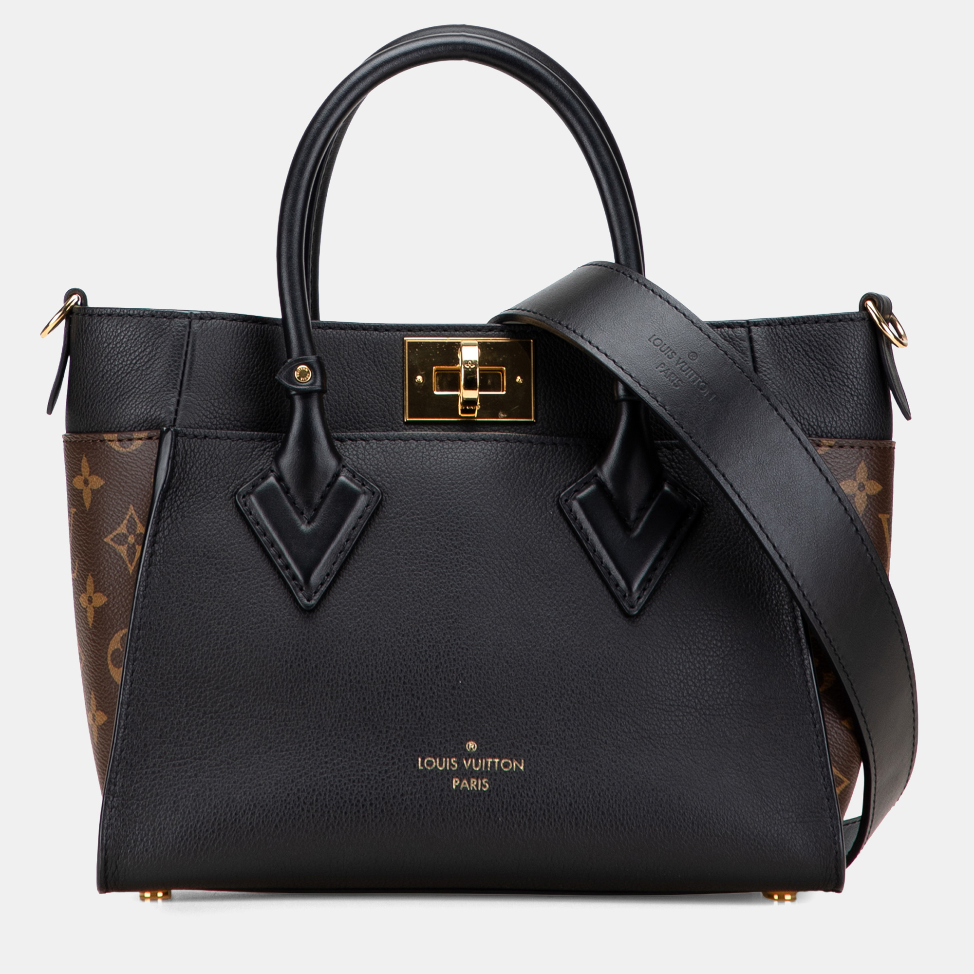 

Louis Vuitton Black Monogram On My Side PM