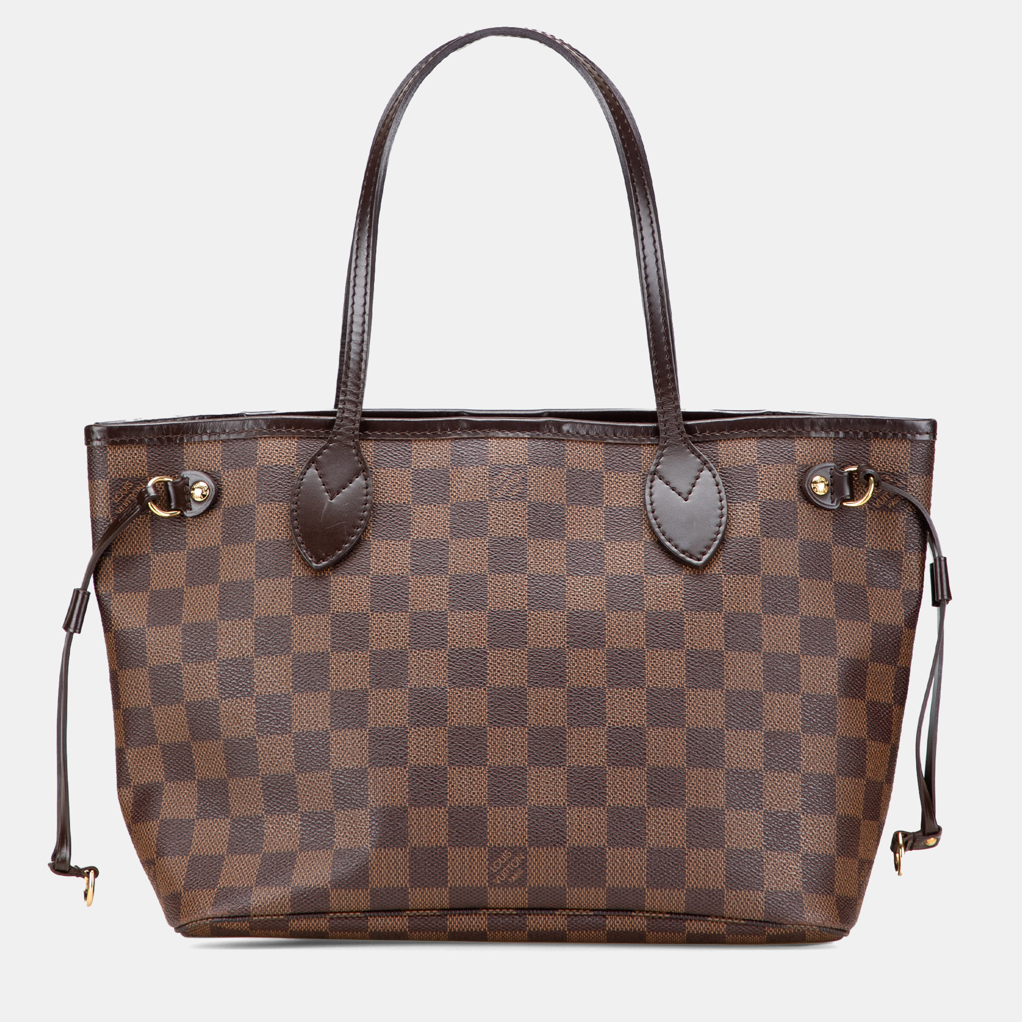 

Louis Vuitton Brown Damier Ebene Neverfull PM