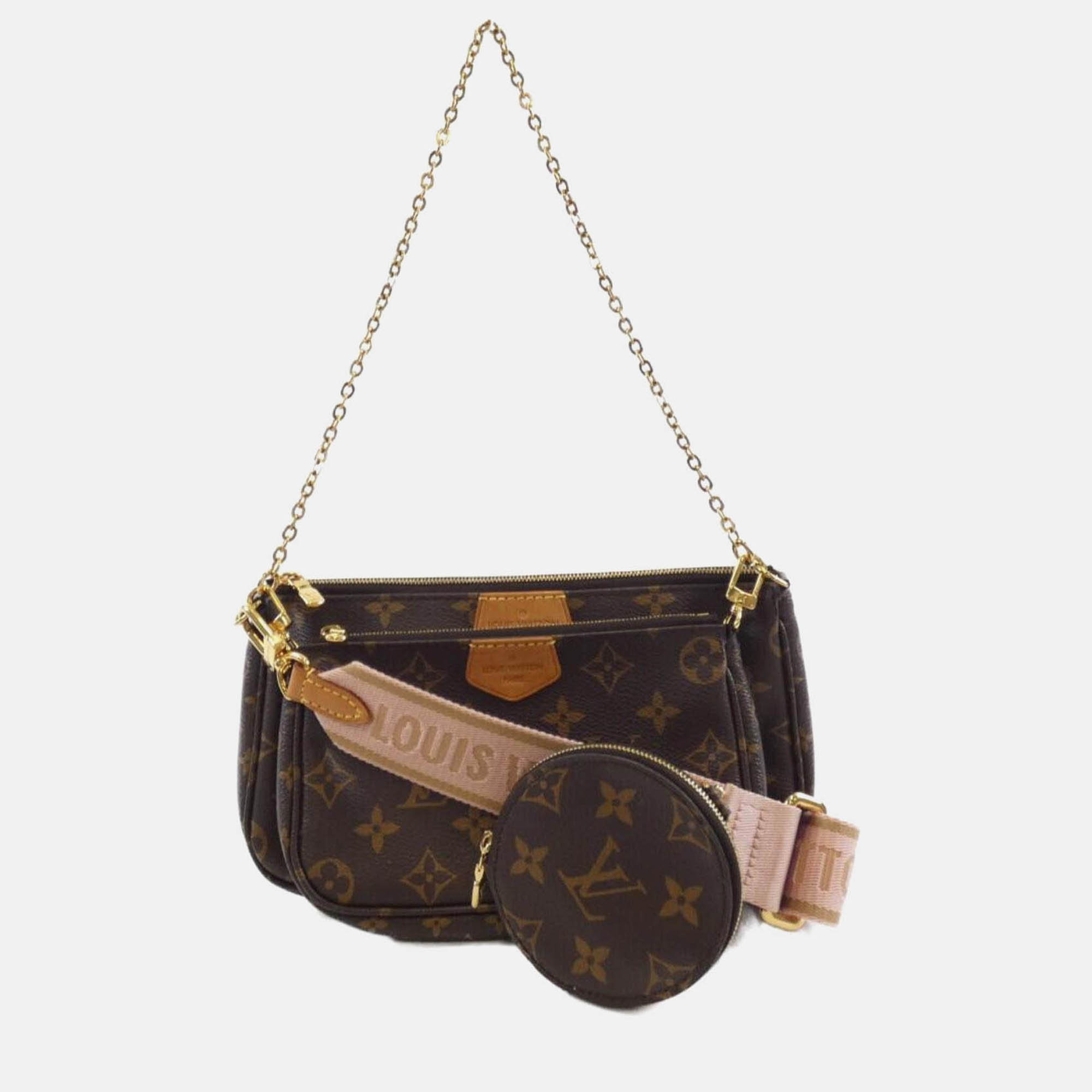 

Louis Vuitton Multi Pochette Accessoires Monogram Canvas Shoulder Bag, Brown