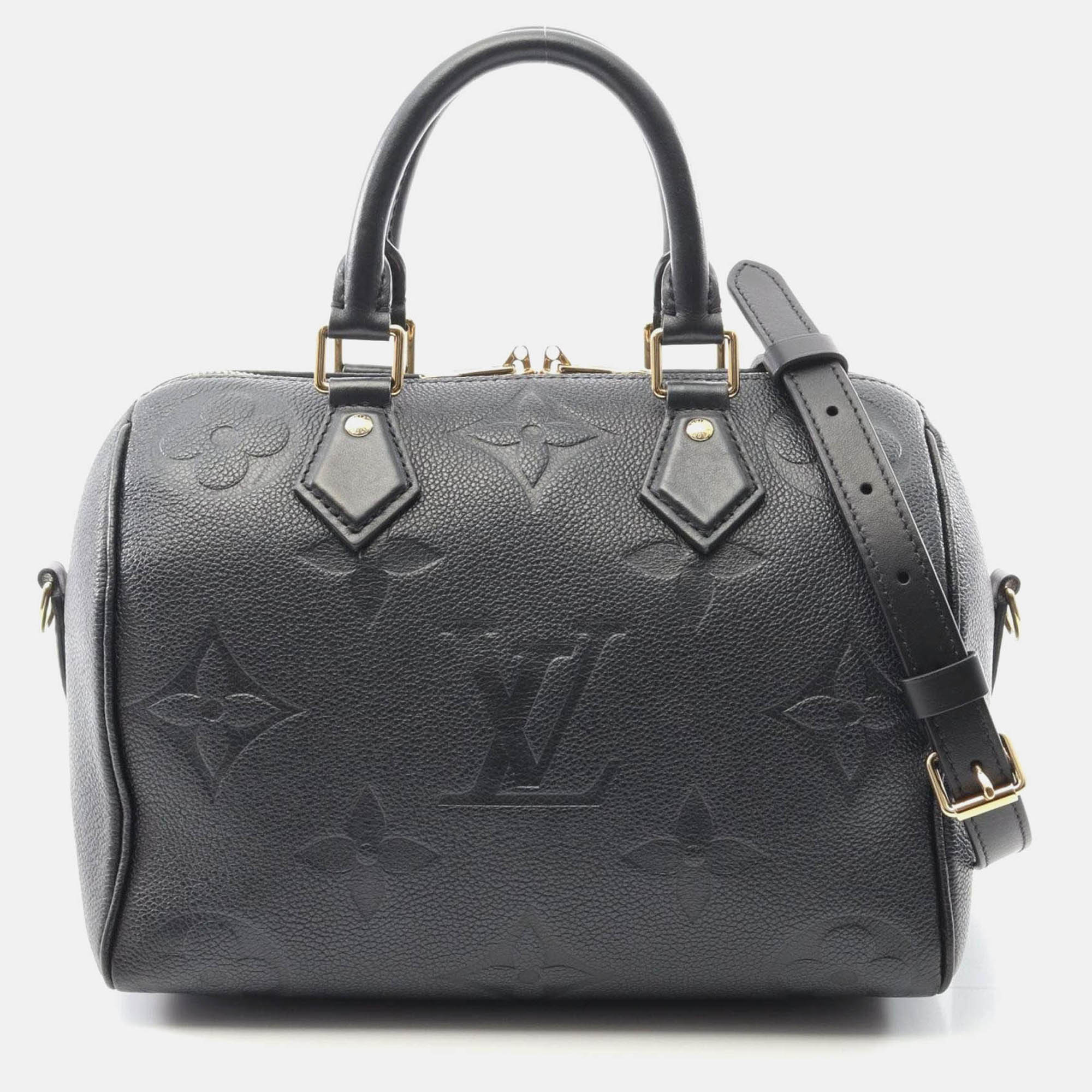 

Louis Vuitton Speedy Bandouliere 25 Black Monogram Empreinte Handbag