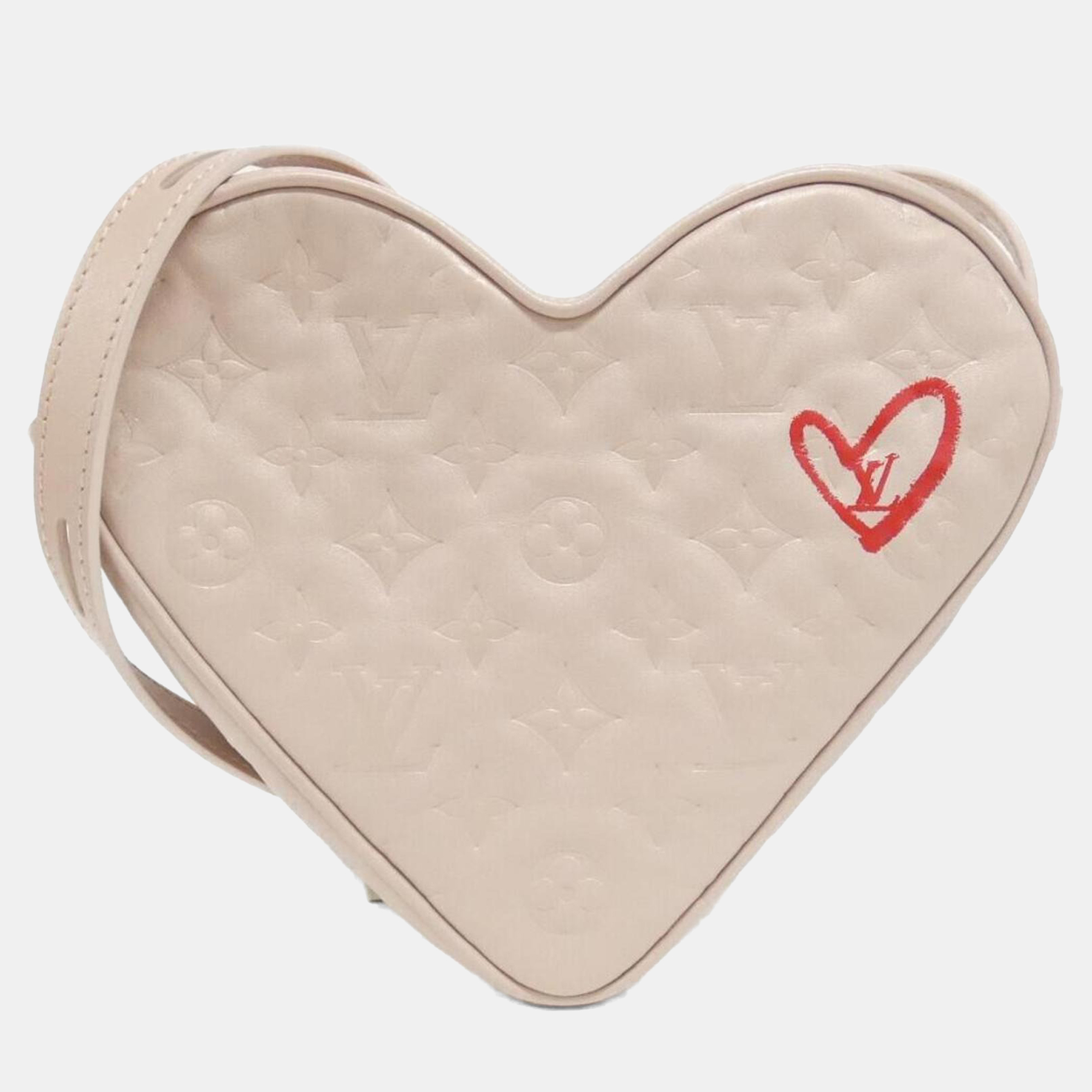 

Louis Vuitton Fall in Love Rose Lambskin Leather Shoulder Bag, Beige