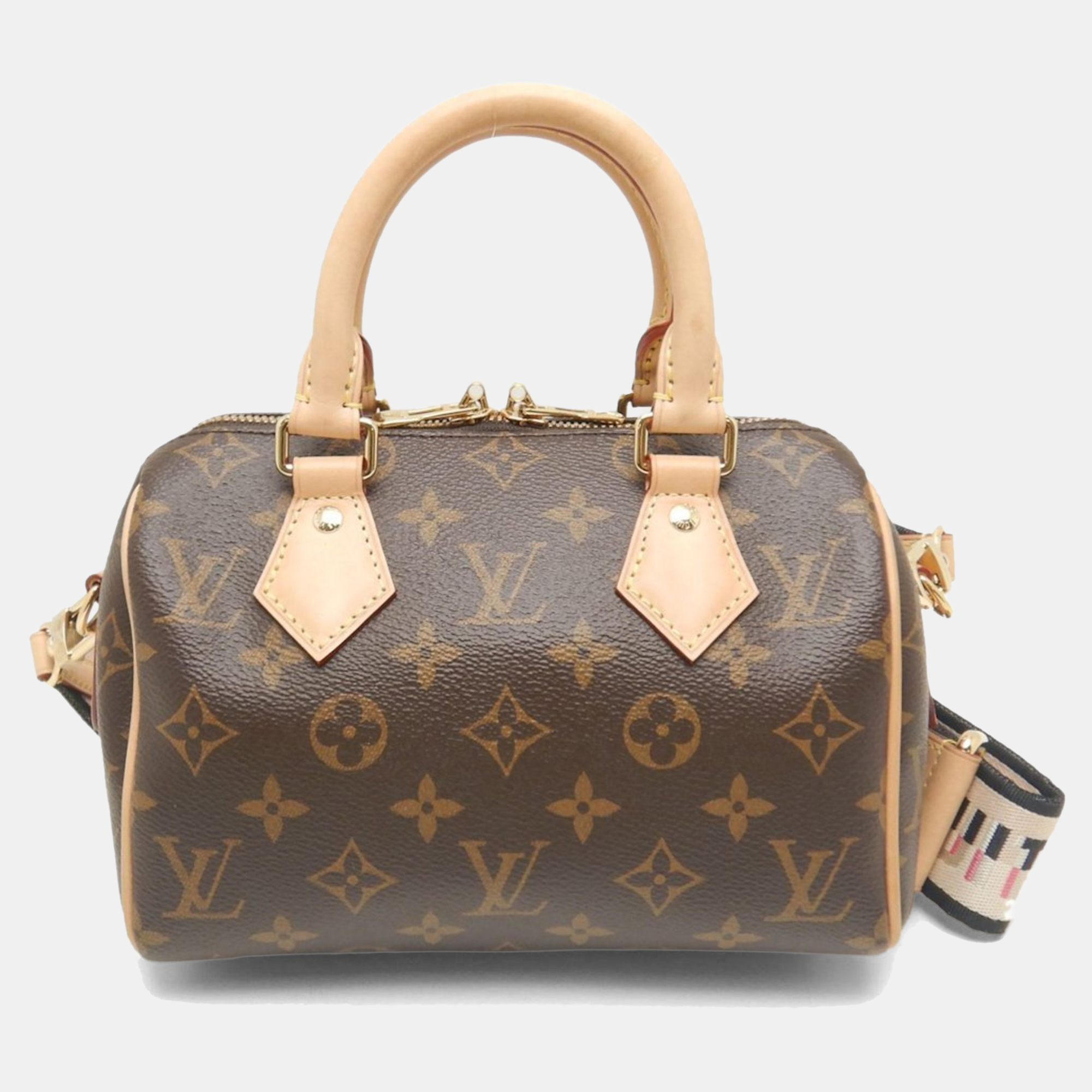 

Louis Vuitton Speedy Bandouliere 20 Monogram Coated Canvas Boston Bag, Brown