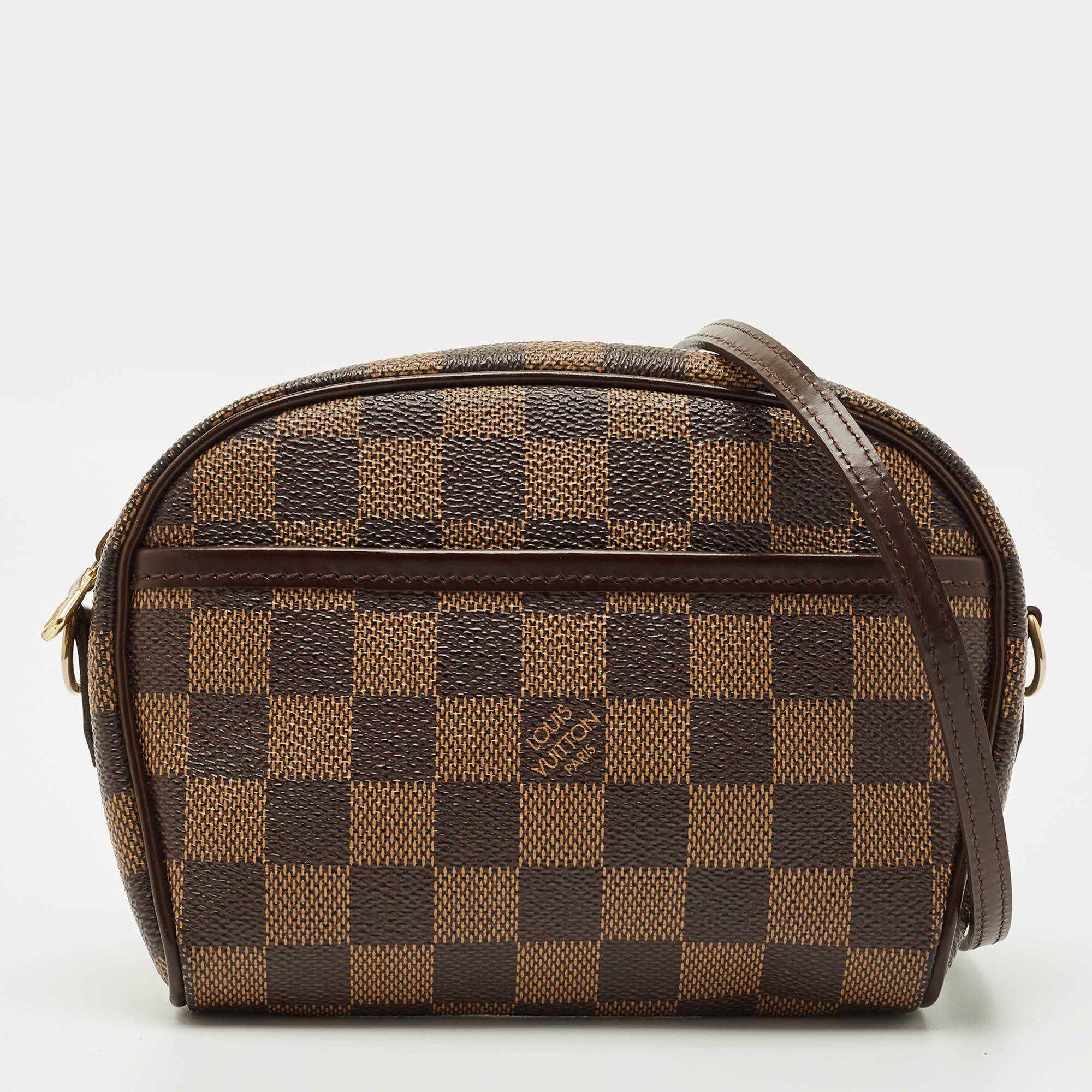 

Louis Vuitton Damier Ebene Canvas Ipanema Pochette Bag, Brown