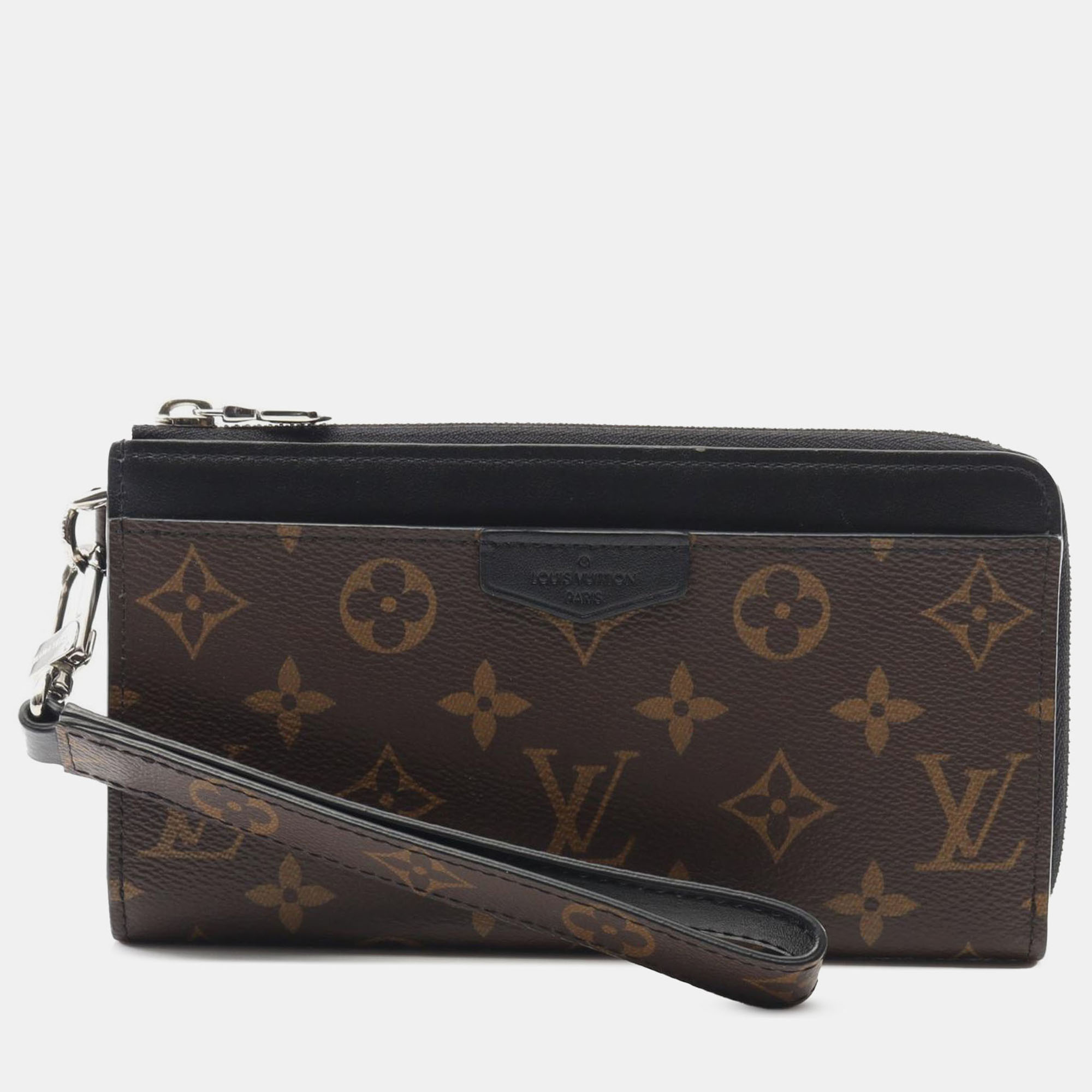 Pre-owned Louis Vuitton Brown Monogram Macassar Zippy Dragonne Wallet