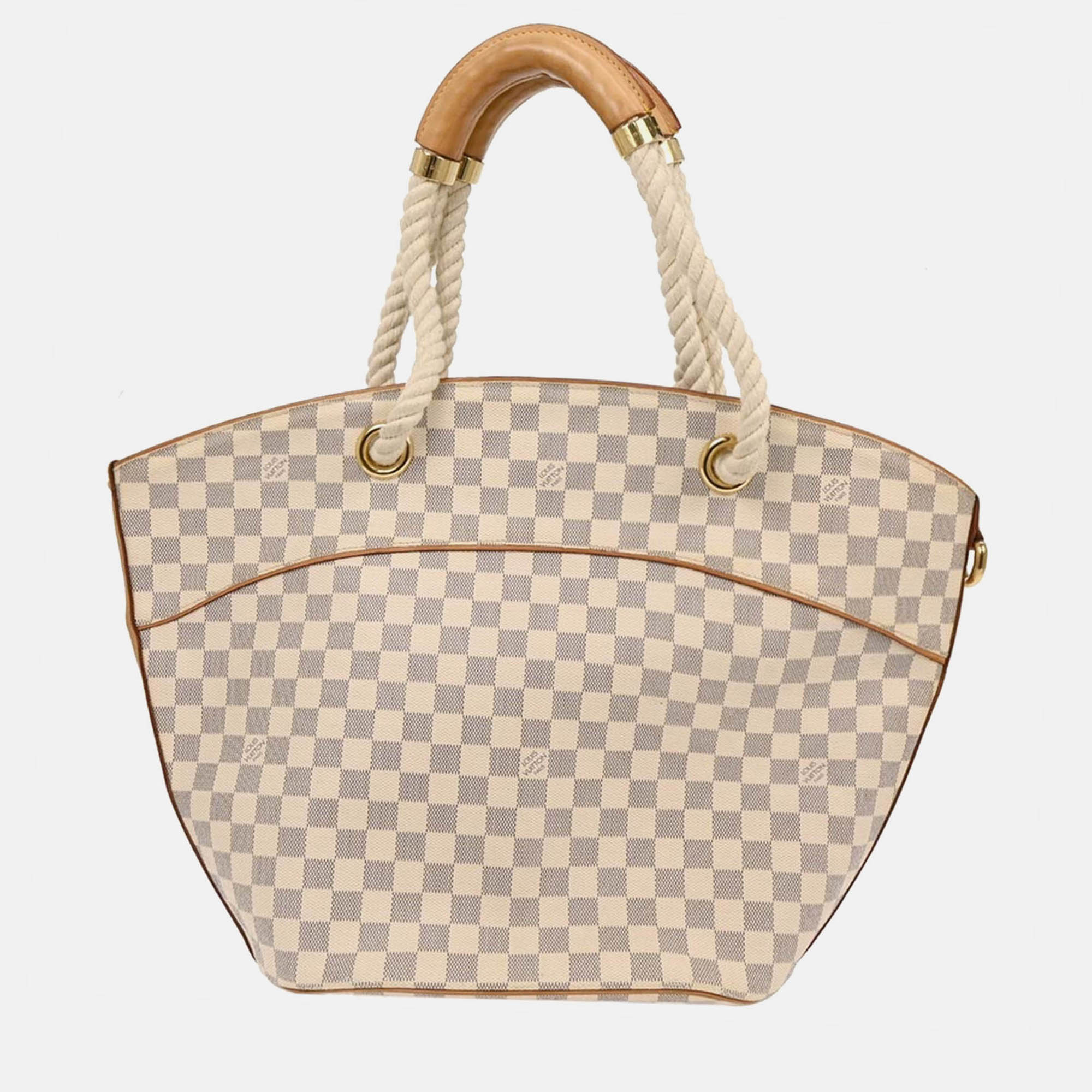

Louis Vuitton Damier Azur Pampelonne GM Tote Handbag, White
