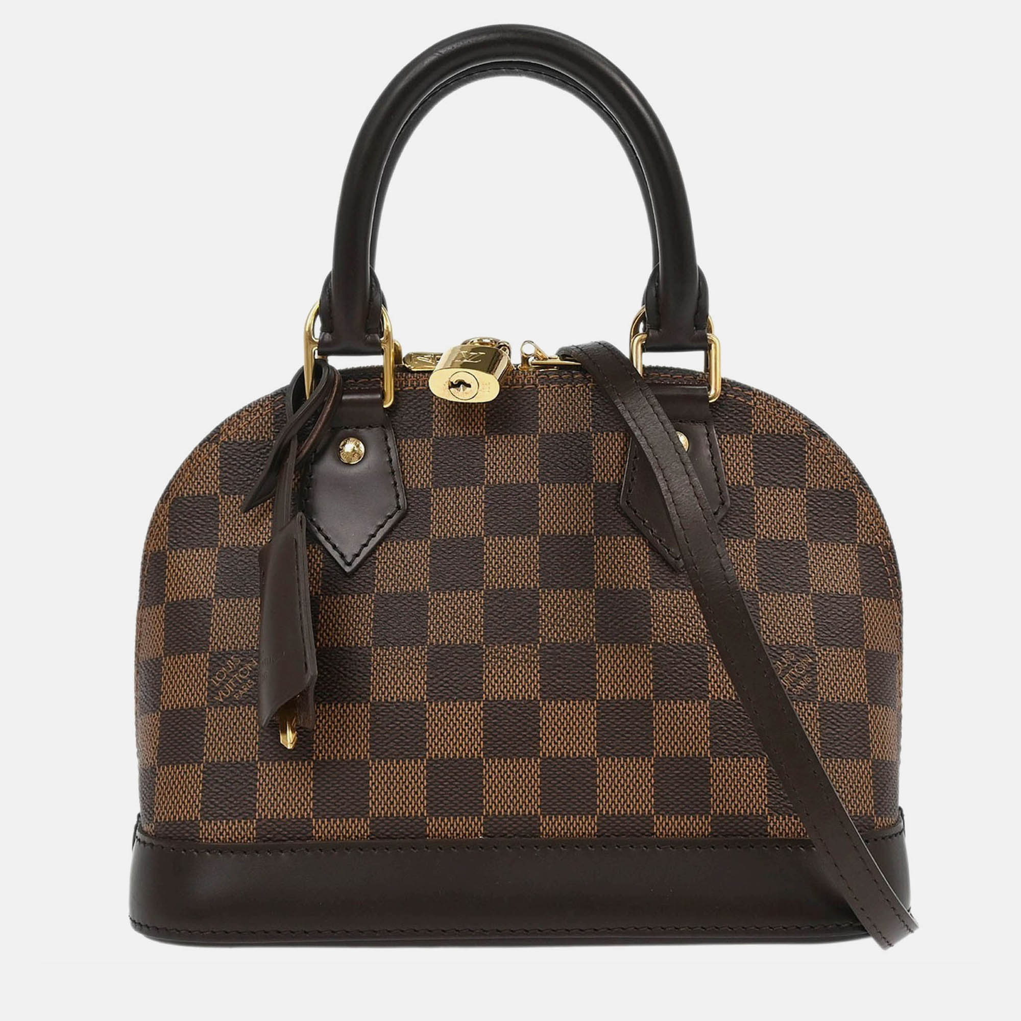 

Louis Vuitton Damier Alma BB 2way Handbag, Brown