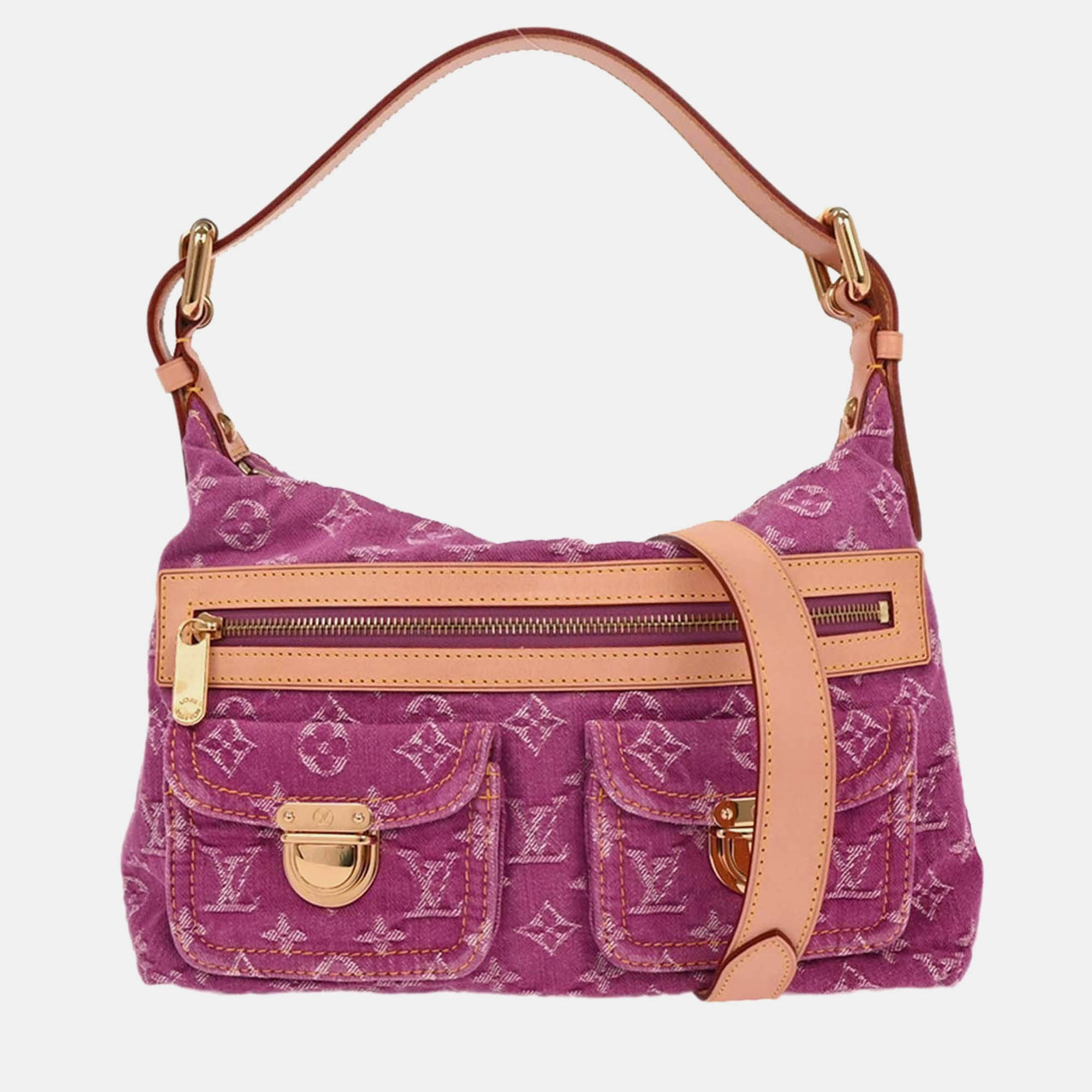

Louis Vuitton Baggy PM Pink Monogram Denim Shoulder Bag