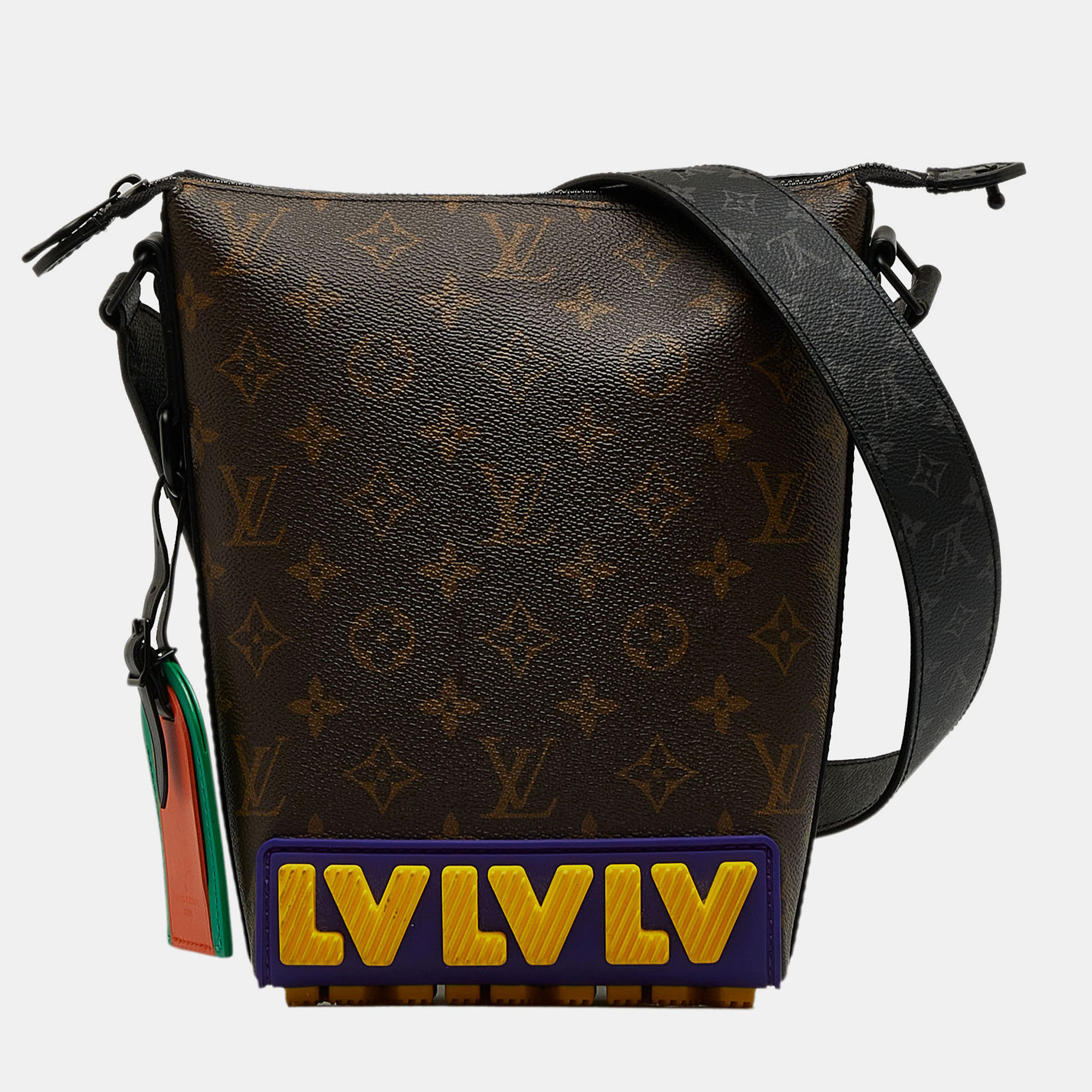 

Louis Vuitton Brown Monogram LV Rubber Cruiser