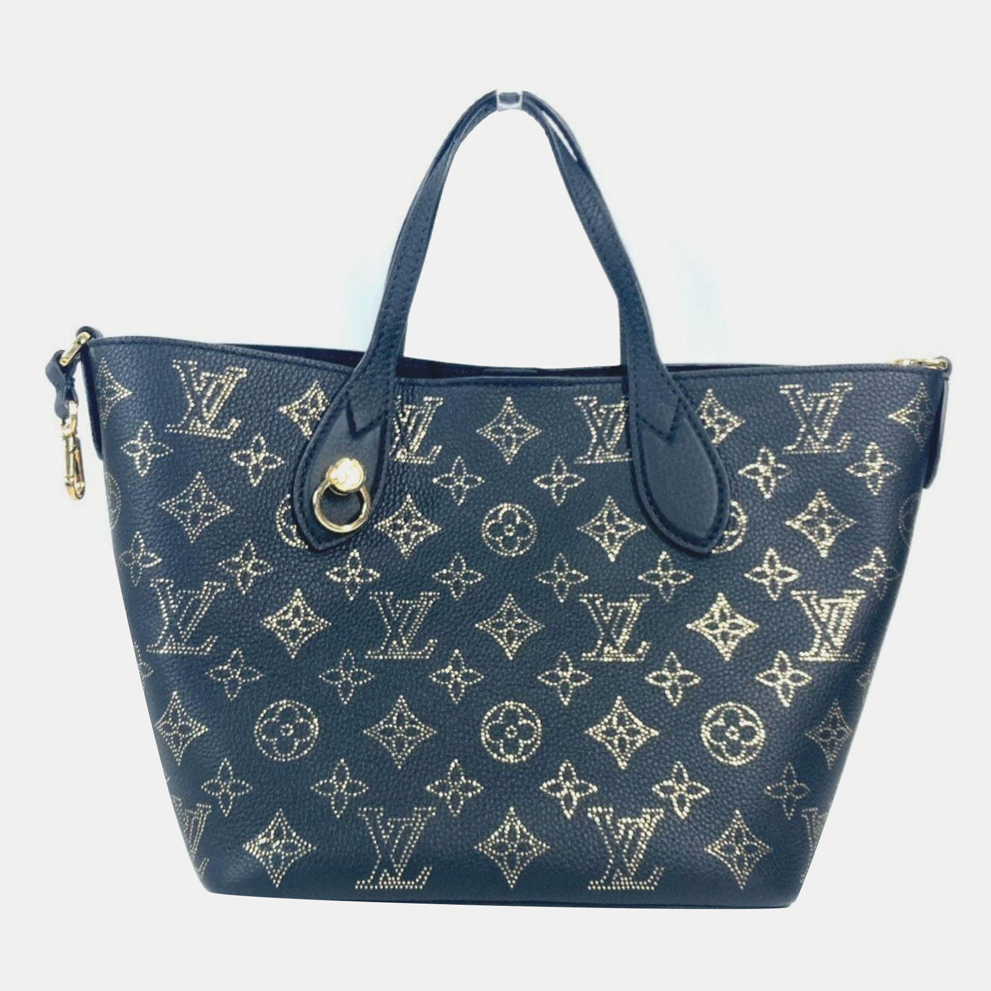 Pre-owned Louis Vuitton Lv Monogram Blossom Pm Tote Bag In Blue