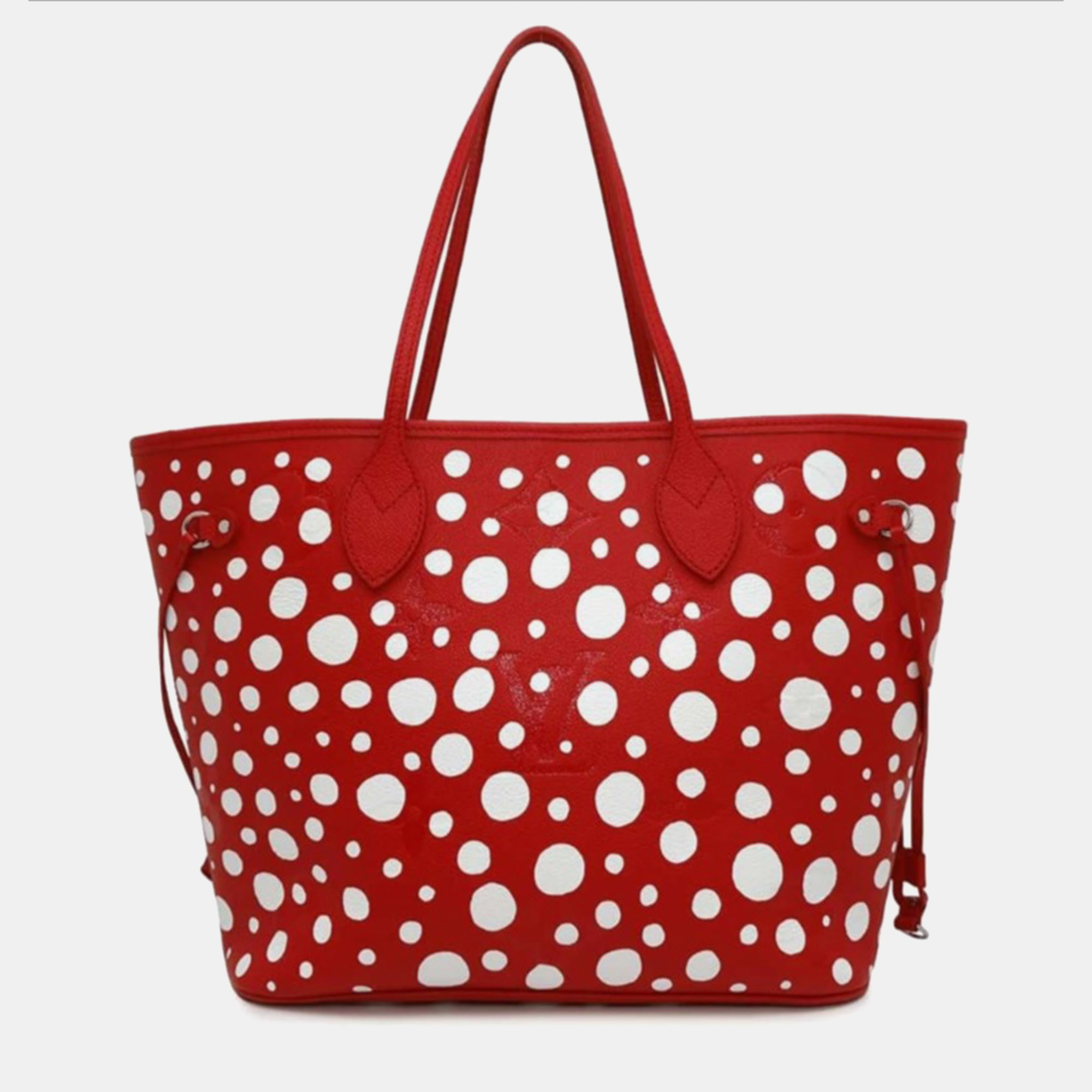 

Louis Vuitton Neverfull Red Empriente Leather Shoulder Bag