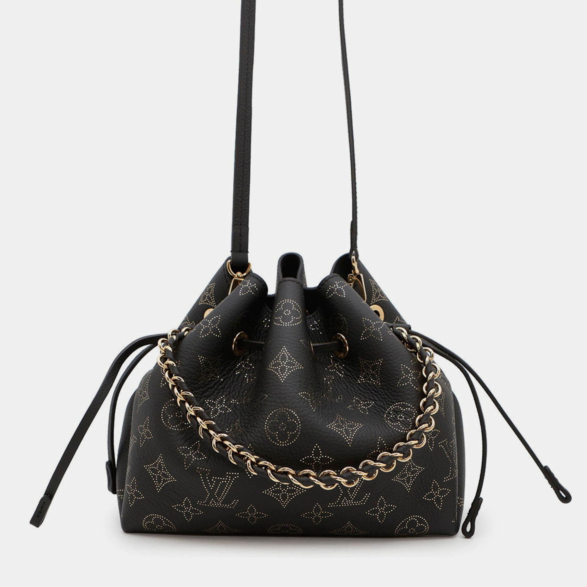 

Louis Vuitton Bella Leather Shoulder Bag, Black