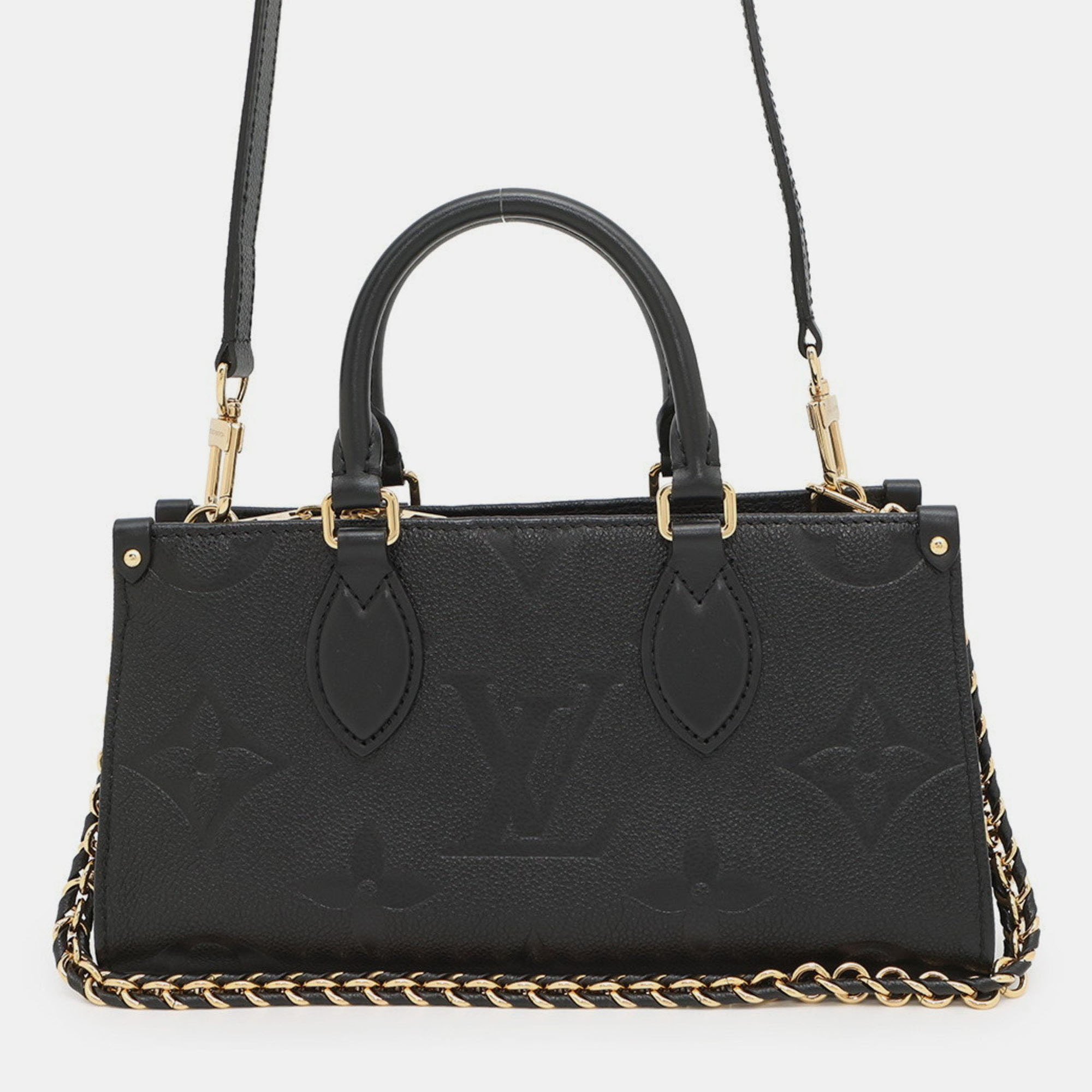 

Louis Vuitton OnTheGo EW Black Empriente Leather Shoulder Bag