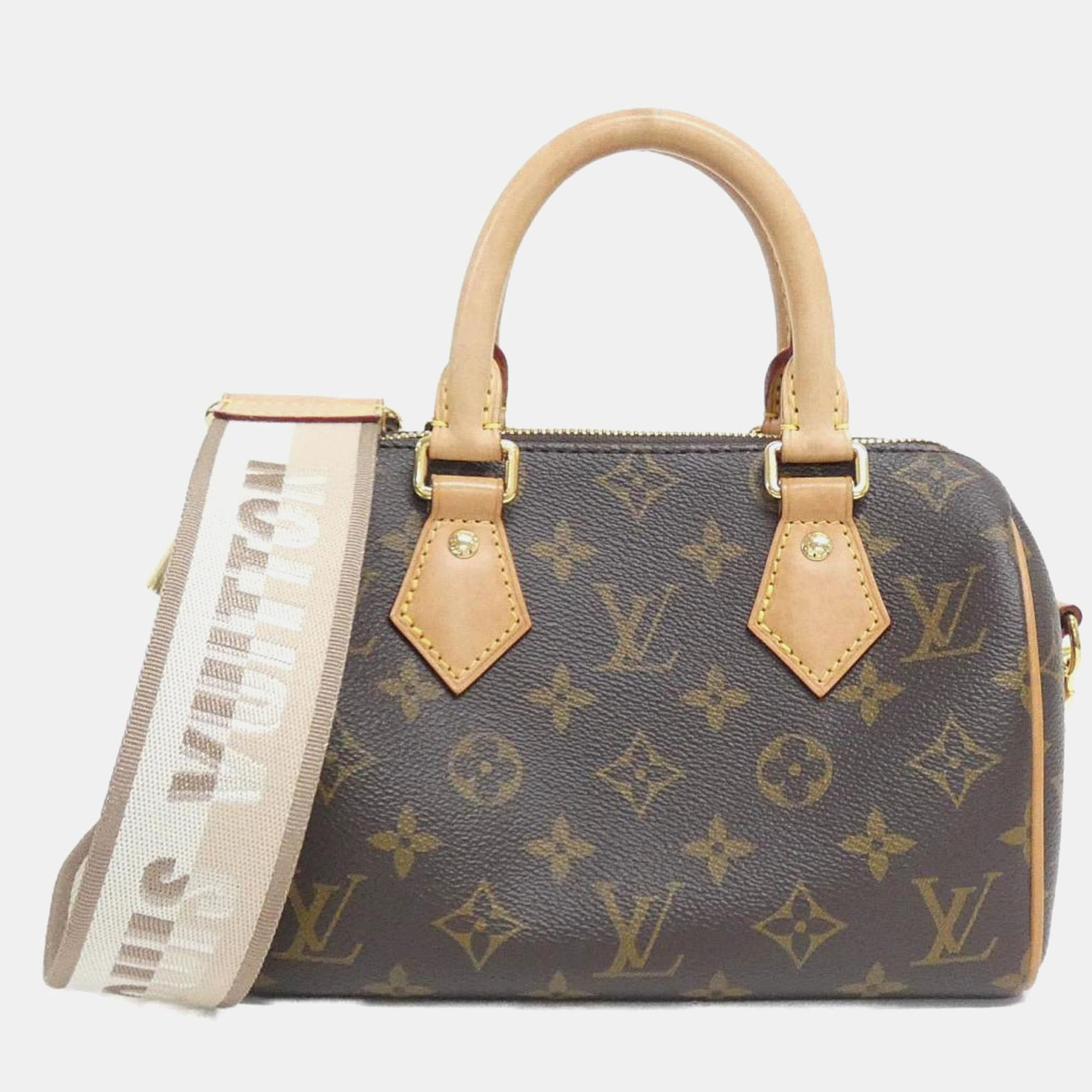 

Louis Vuitton Speedy Bandouliere 20 Brown Monogram Canvas Boston Bag