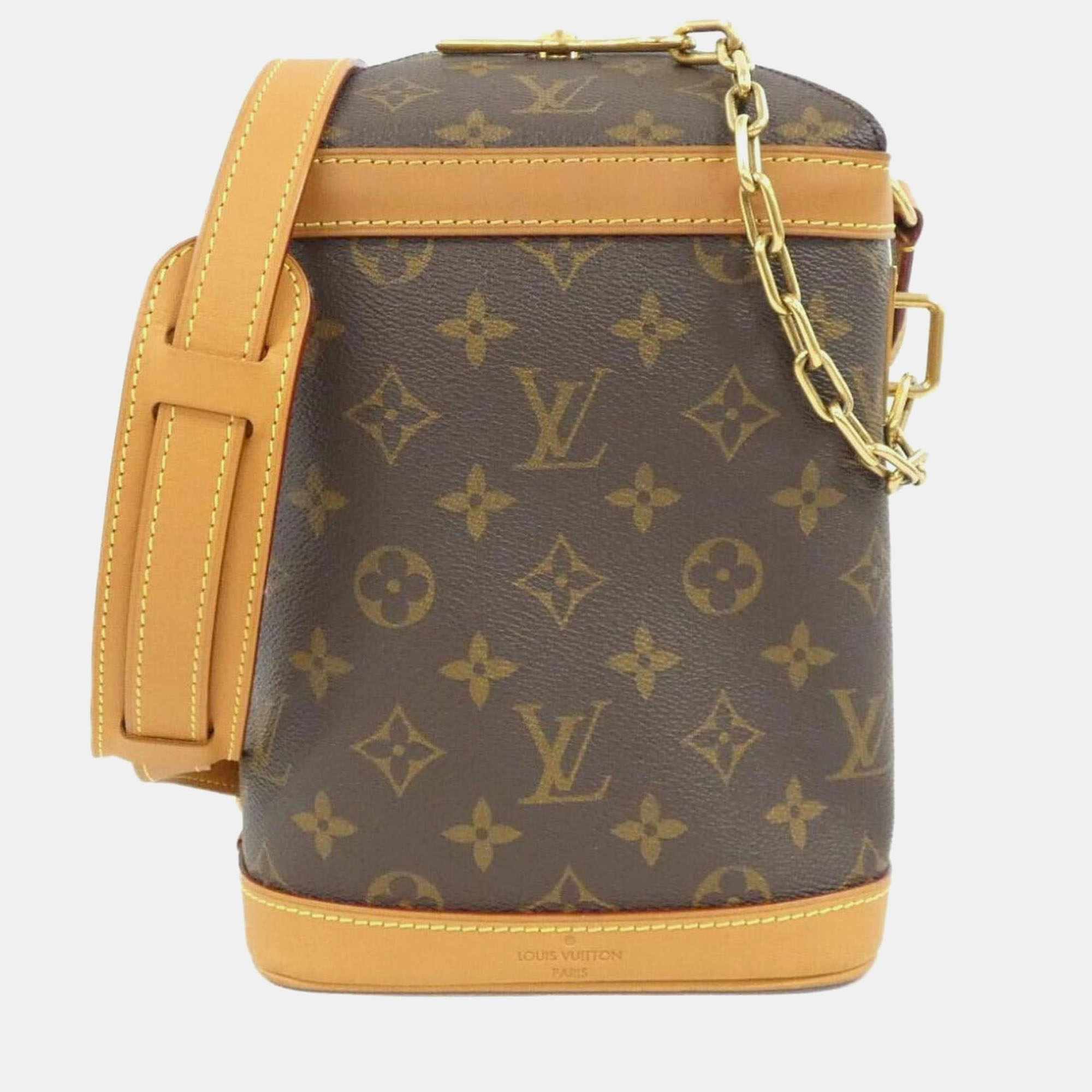 

Louis Vuitton Milk Box Brown Monogram Canvas Shoulder Bag