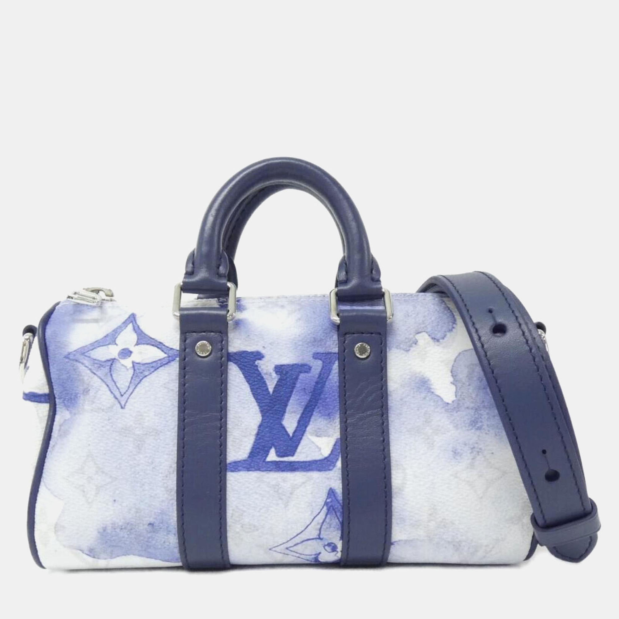 

Louis Vuitton Keepall  Watercolor Monogram Boston Bag, Blue
