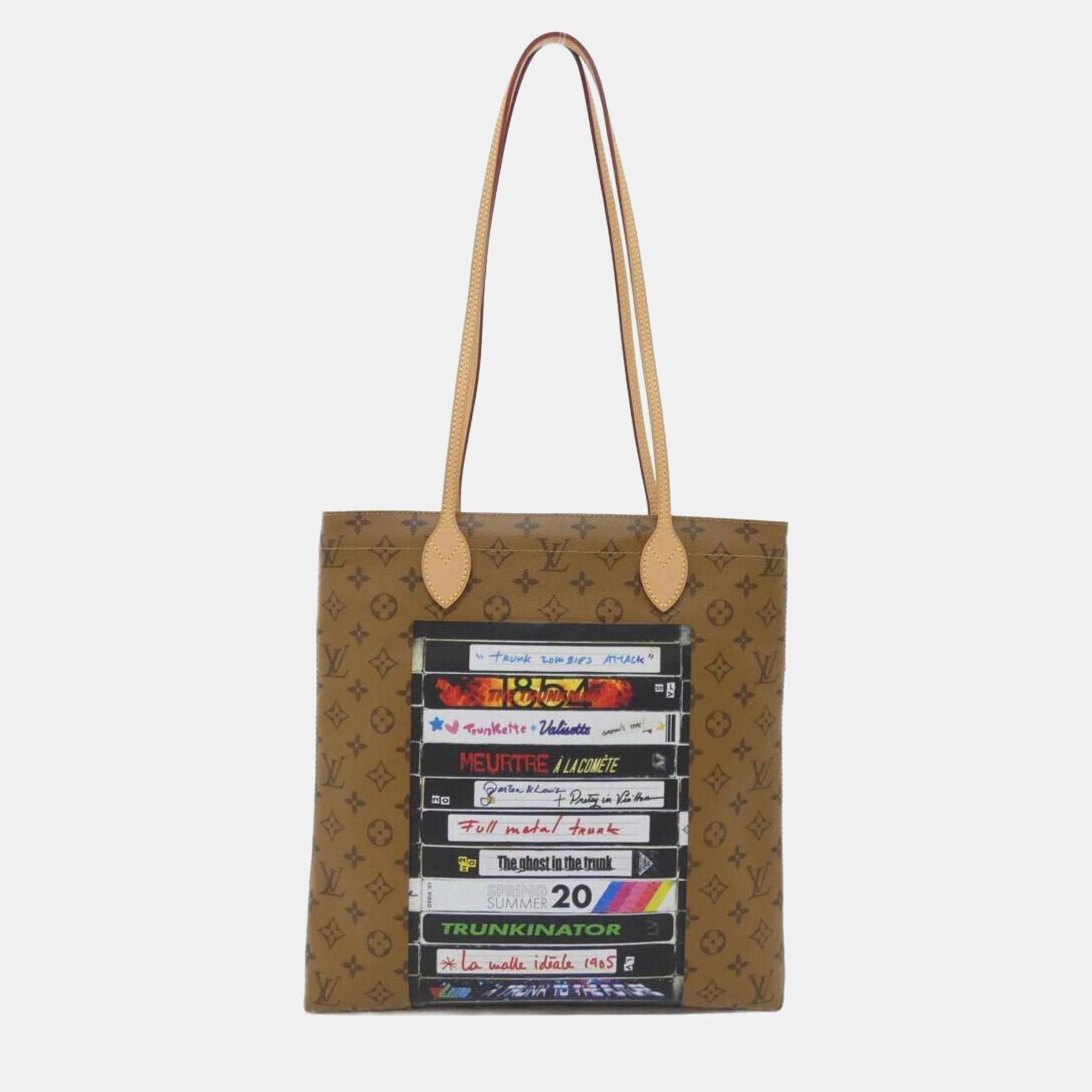

Louis Vuitton Video Tape Carry It Monogram Handbag, Brown