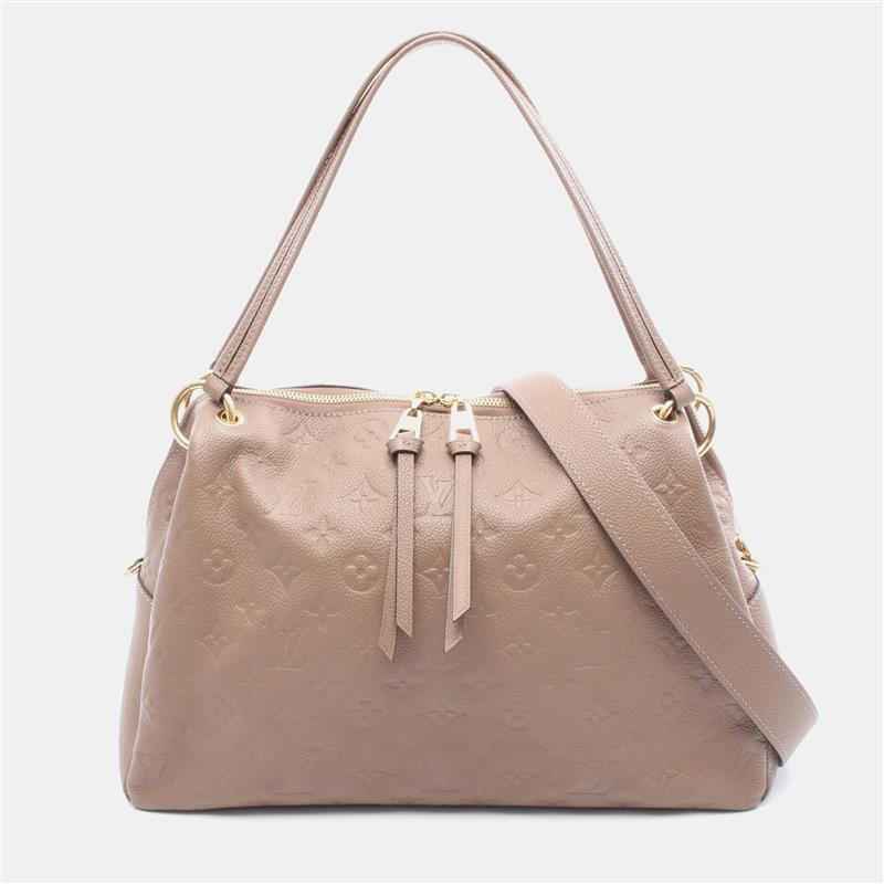 

Louis Vuitton Ponthieu PM Monogram Empreinte Leather Shoulder Bag, Beige