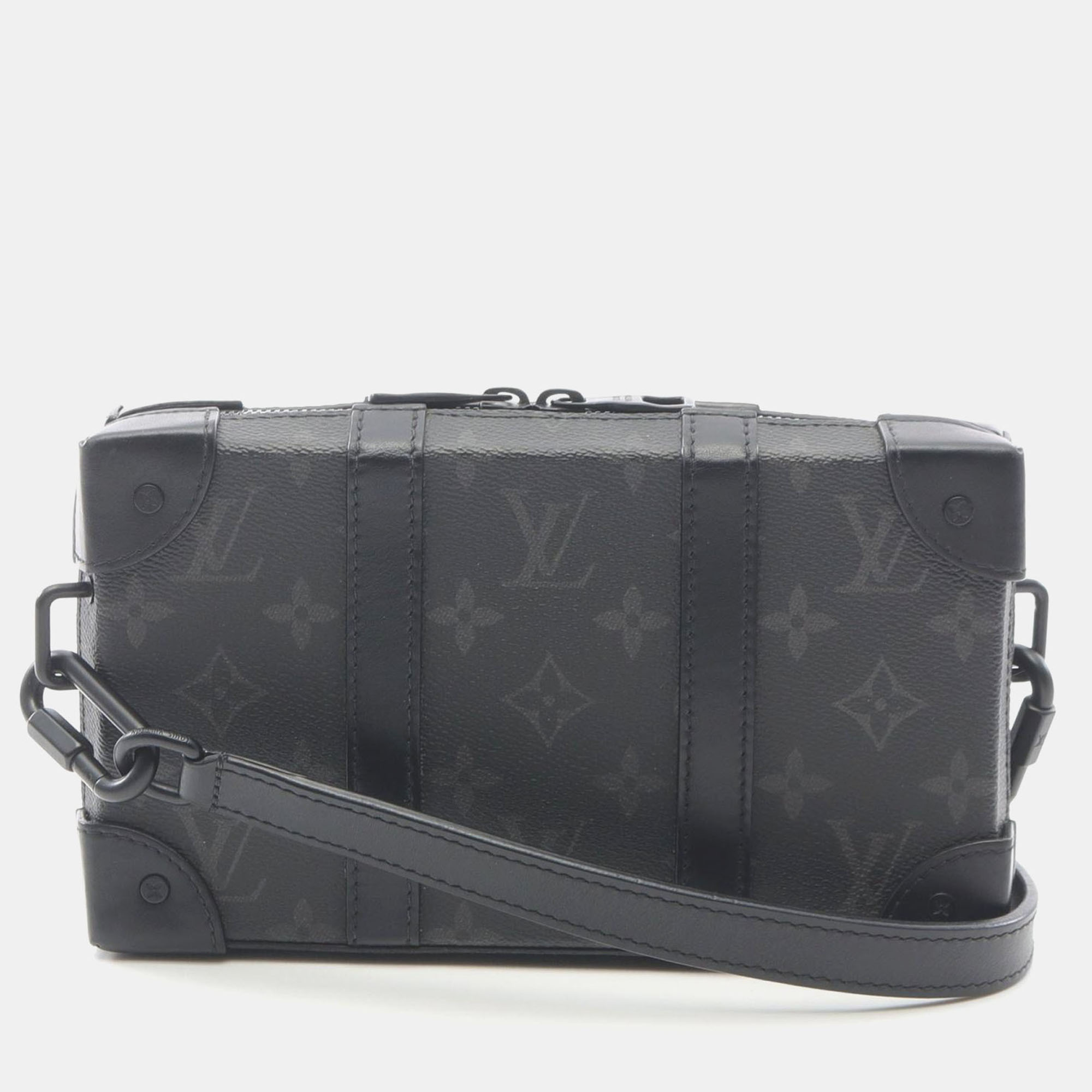 

Louis Vuitton Soft Trunk Monogram Eclipse Crossbody Bag, Black