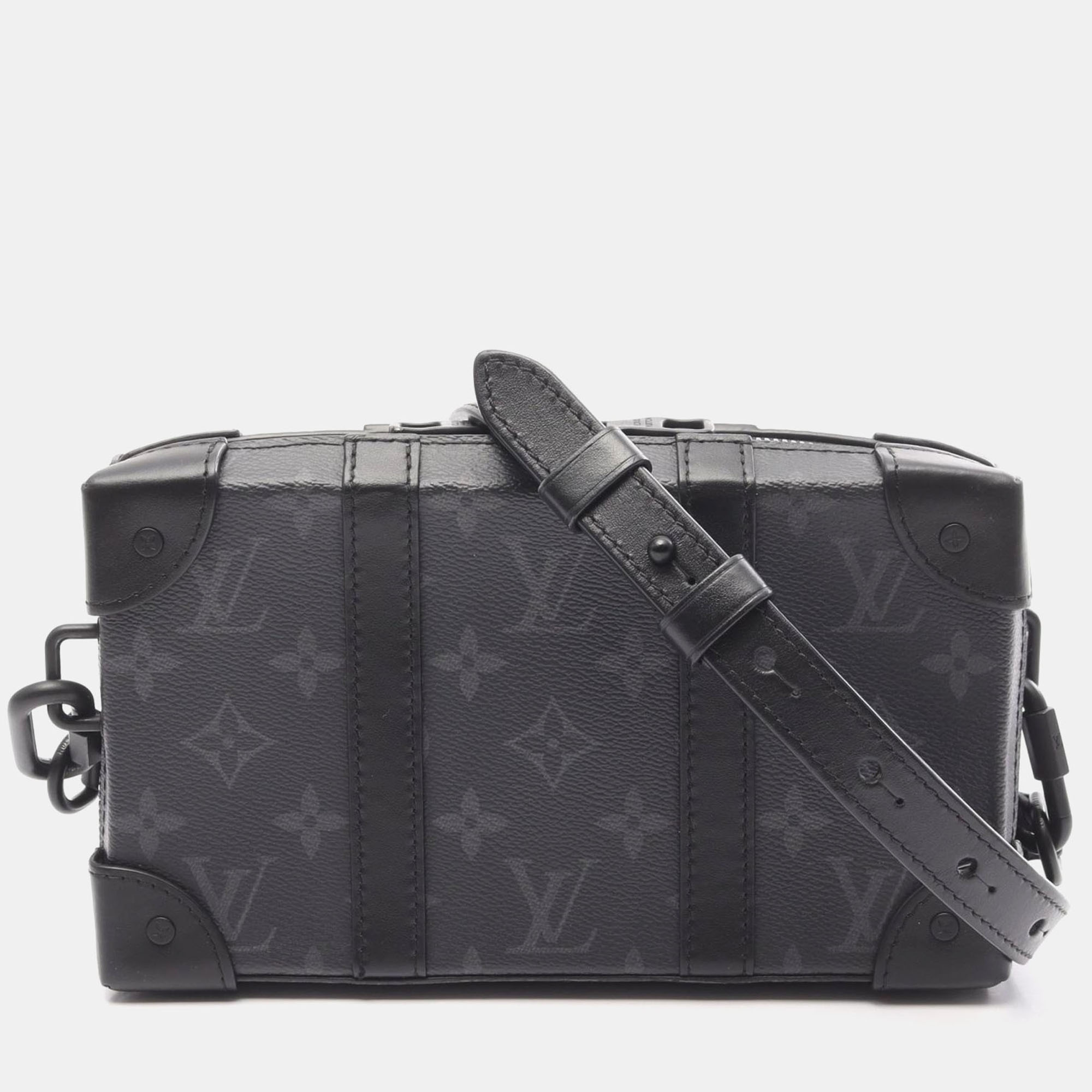 

Louis Vuitton Soft Trunk Monogram Eclipse Crossbody Bag, Black