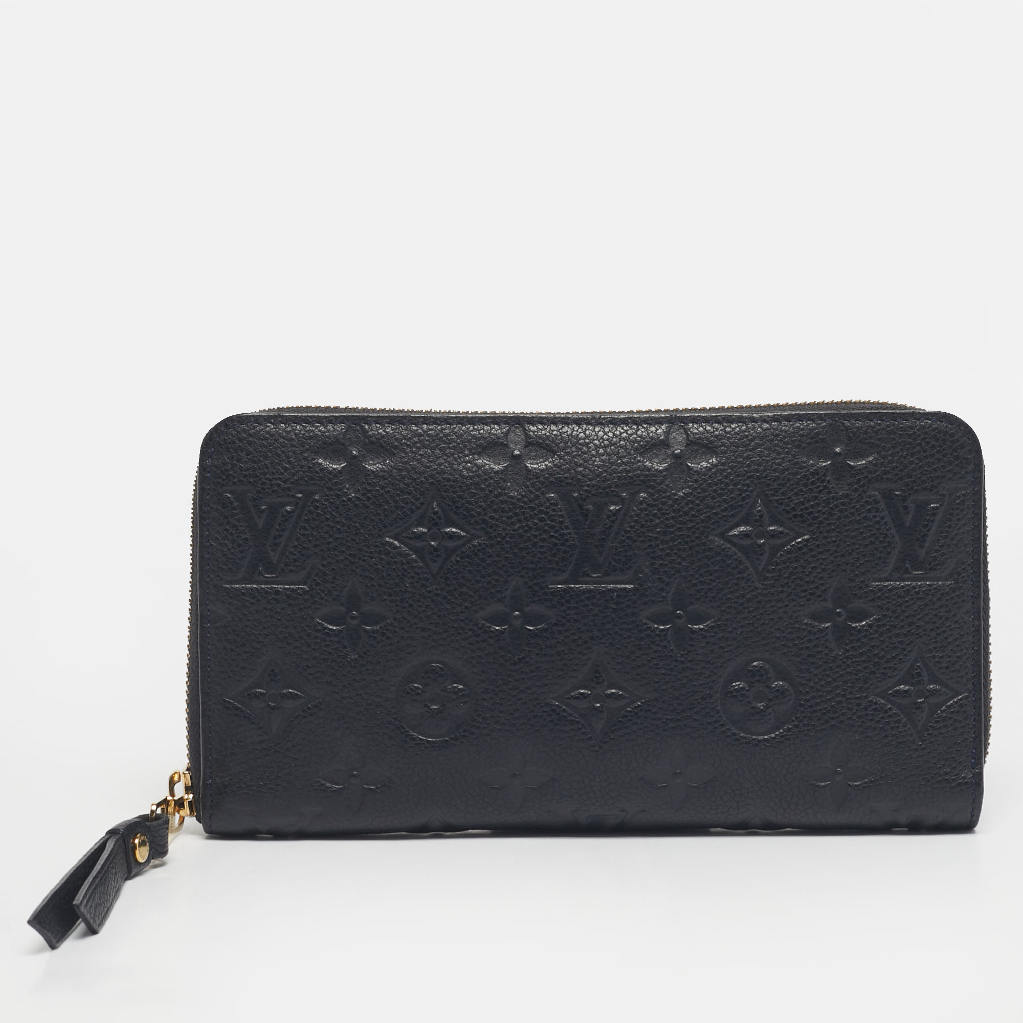 

Louis Vuitton Blue Infini Monogram Empreinte Leather Zippy Wallet