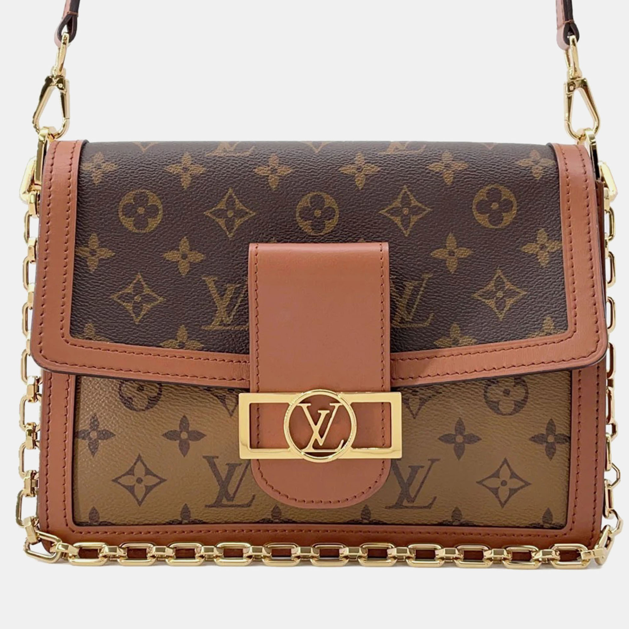 

Louis Vuitton Dauphine Brown Monogram Reverse Canvas Bag