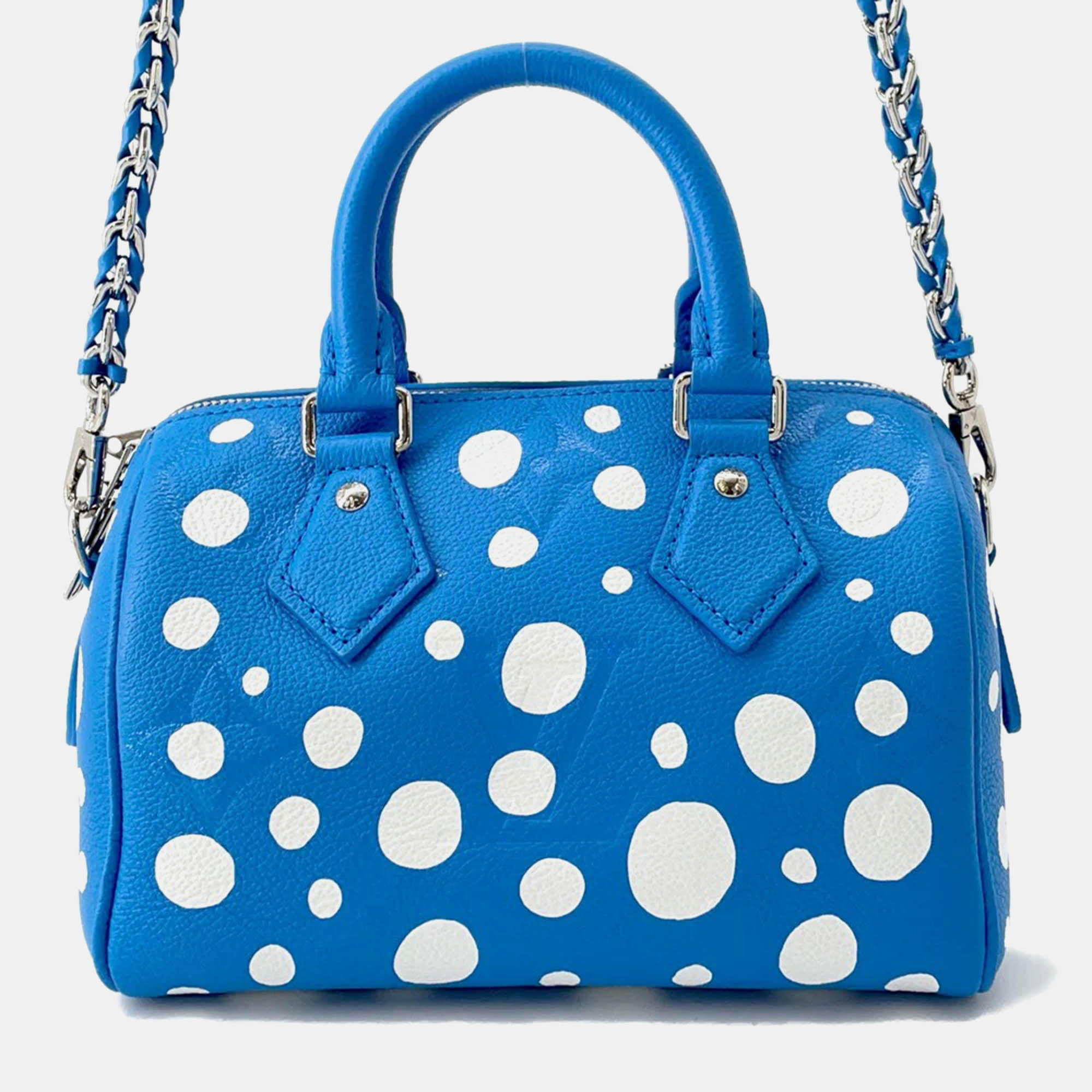 

Louis Vuitton Lvxyk Speedy Bandouliere Blue Monogram Empreinte Leather Size