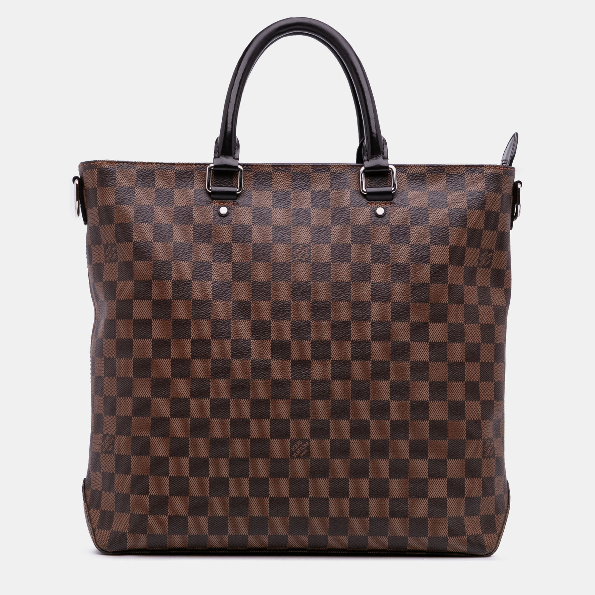 Pre-owned Louis Vuitton Brown Damier Ebene Jake Tote