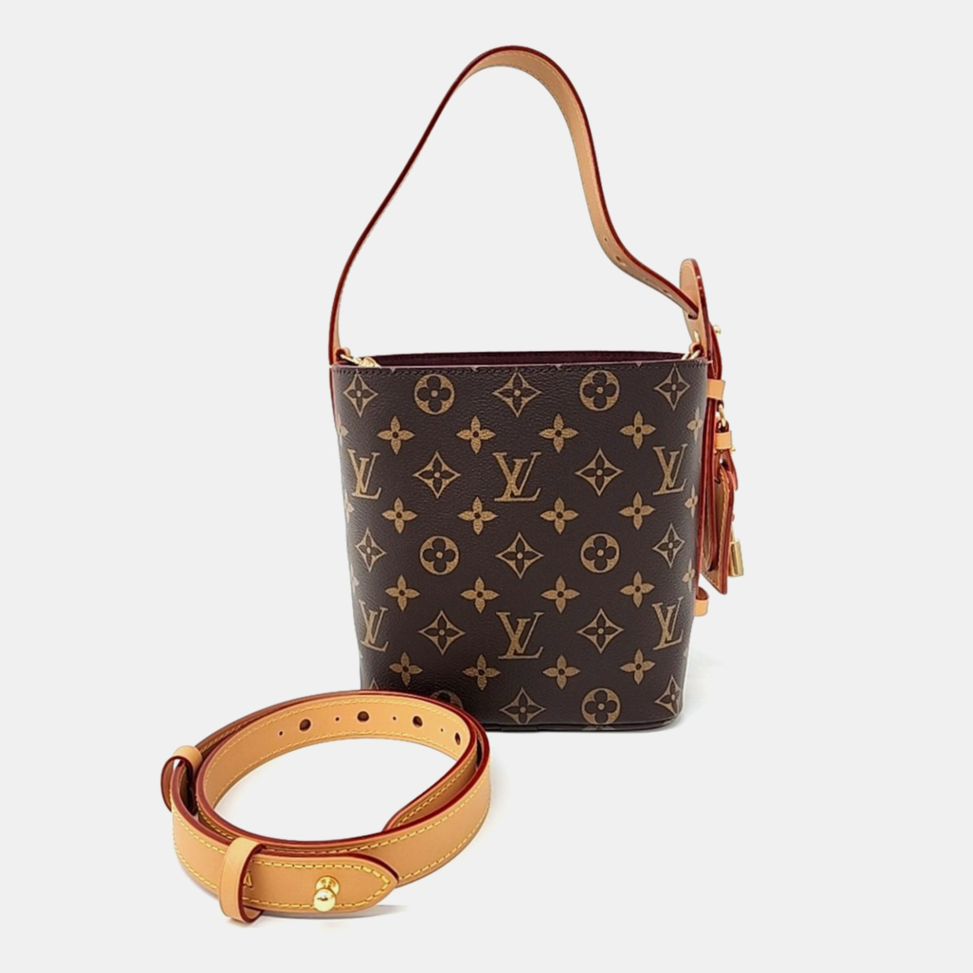 

Louis Vuitton Brown Coated canvas Monogram All-in-One BB