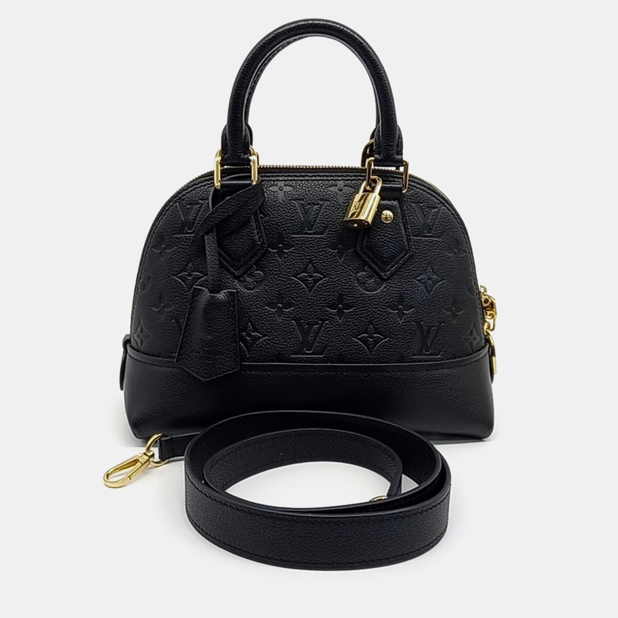 

Louis Vuitton Black Leather Empreinte Neo Alma BB