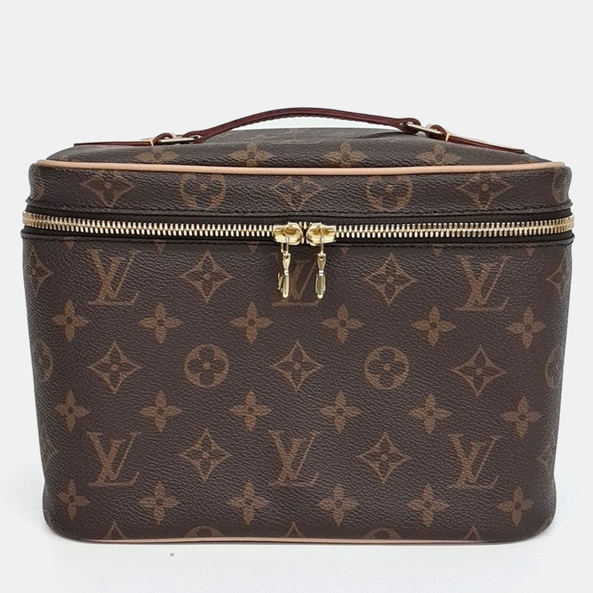 

Louis Vuitton Brown Coated Canvas Monogram Nice BB