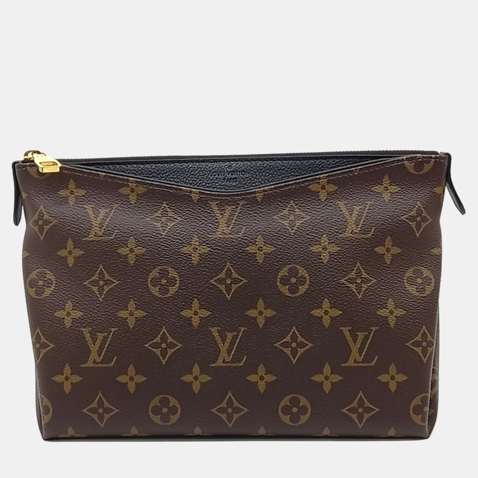

Louis Vuitton Black/Brown Canvas Monogram Pallas Beauty Case