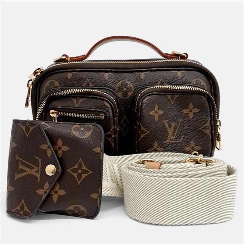 

Louis Vuitton Brown PVC Utility Crossbody Bag