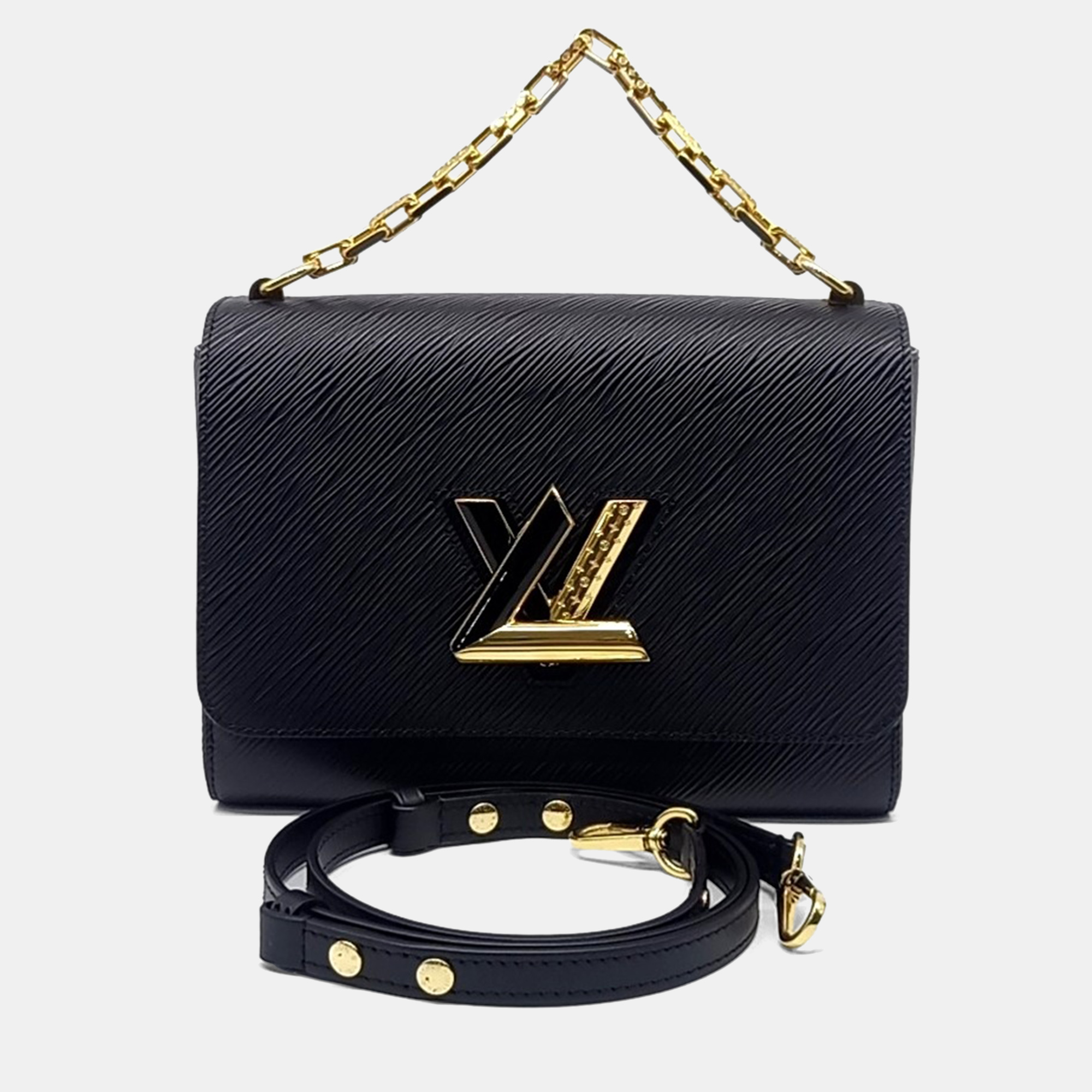 

Louis Vuitton Black Leather Epi Twist MM