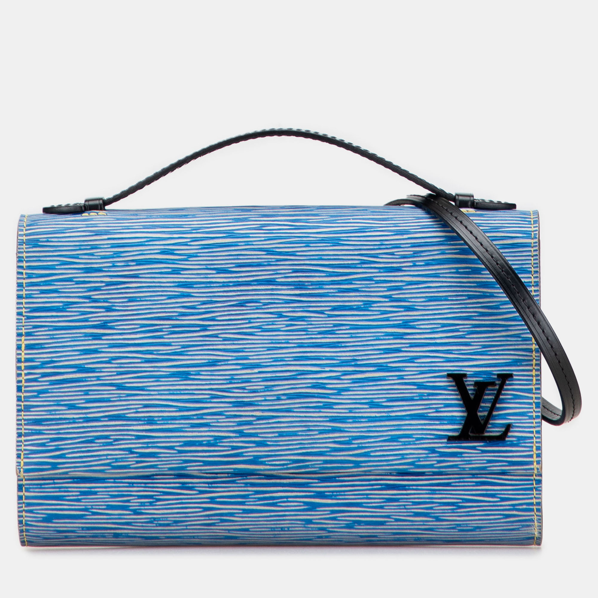 

Louis Vuitton Blue Epi Denim Clery