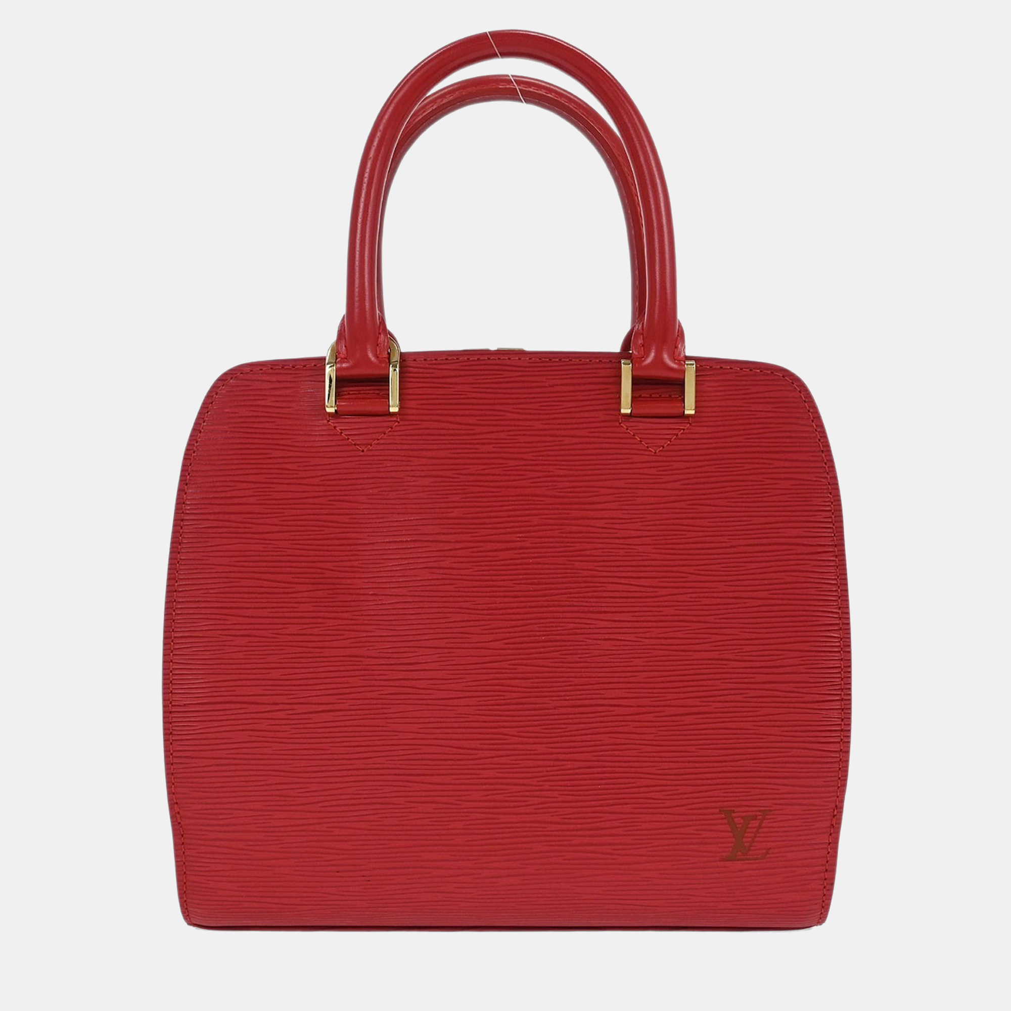 

Louis Vuitton Red Epi Pont Neuf Handbag
