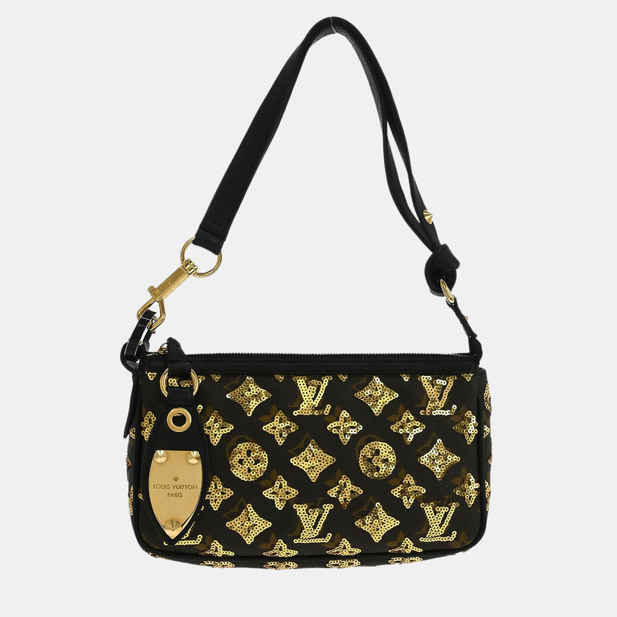 

Louis Vuitton Monogram Eclipse Pochette Accessoires Handbag, Black
