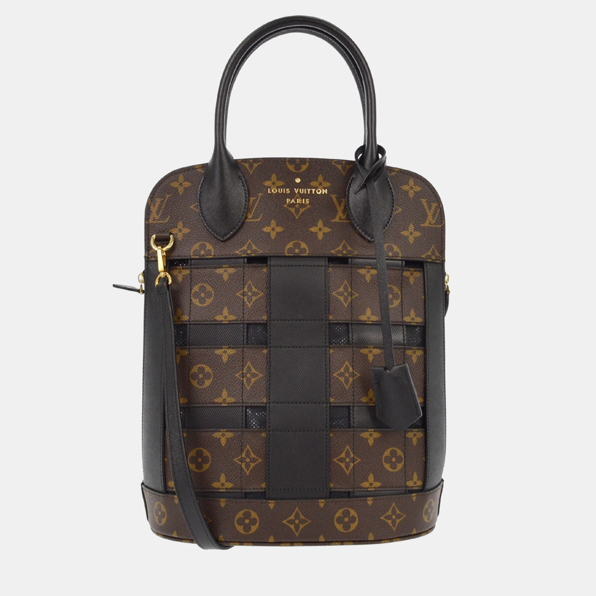 

Louis Vuitton Monogram Tresage Tote 2way Handbag, Black