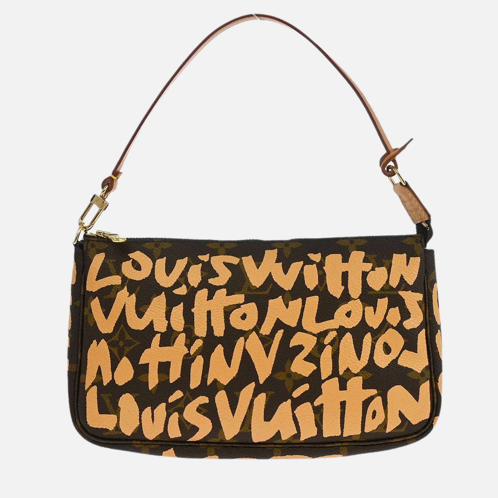 

Louis Vuitton Beige Graffiti Pochette Accessoires Handbag