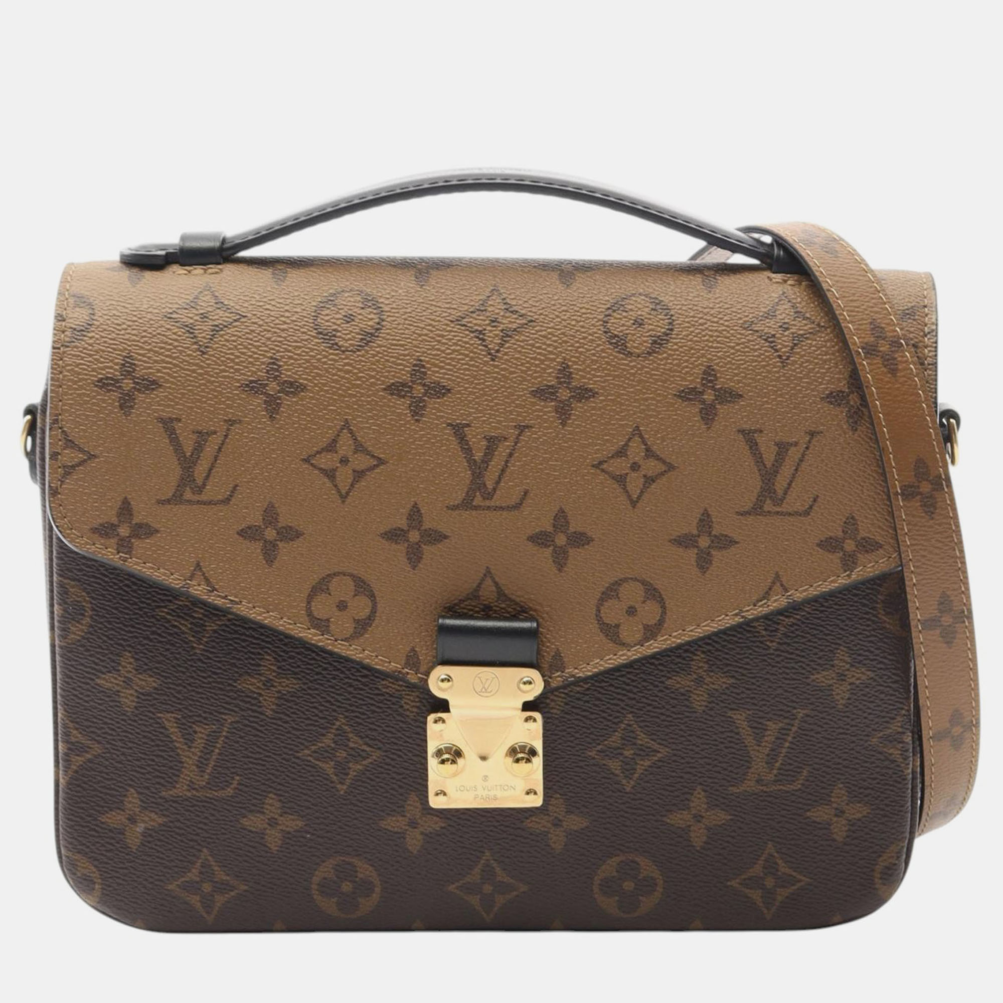 

Louis Vuitton Brown Monogram Reverse Pochette Metis