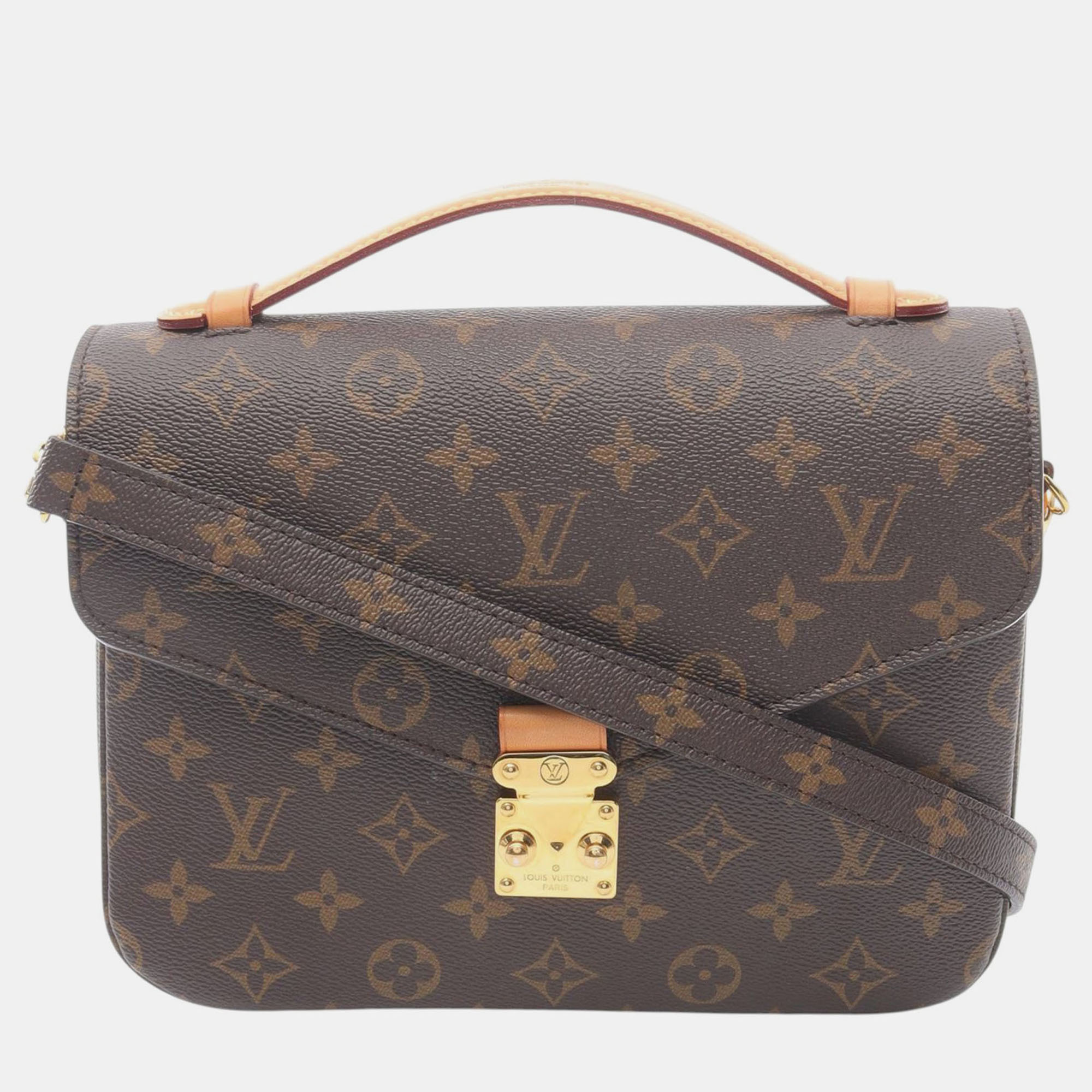 

Louis Vuitton Brown Monogram Pochette Metis