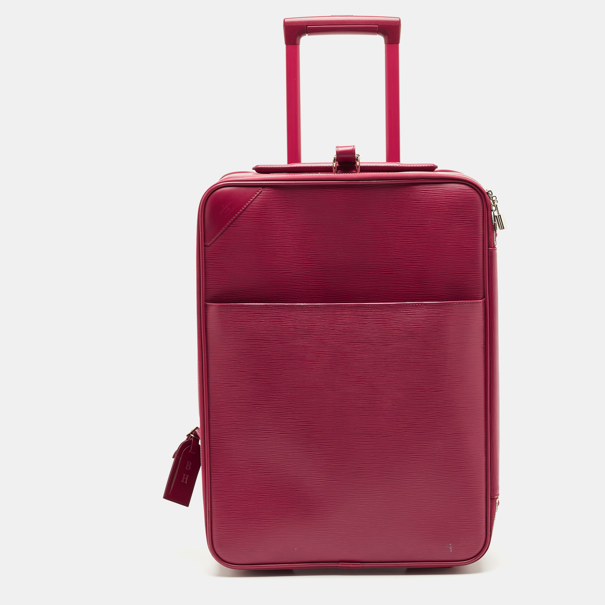 

Louis Vuitton Grenade Epi Leather Pegase 55 Luggage, Pink