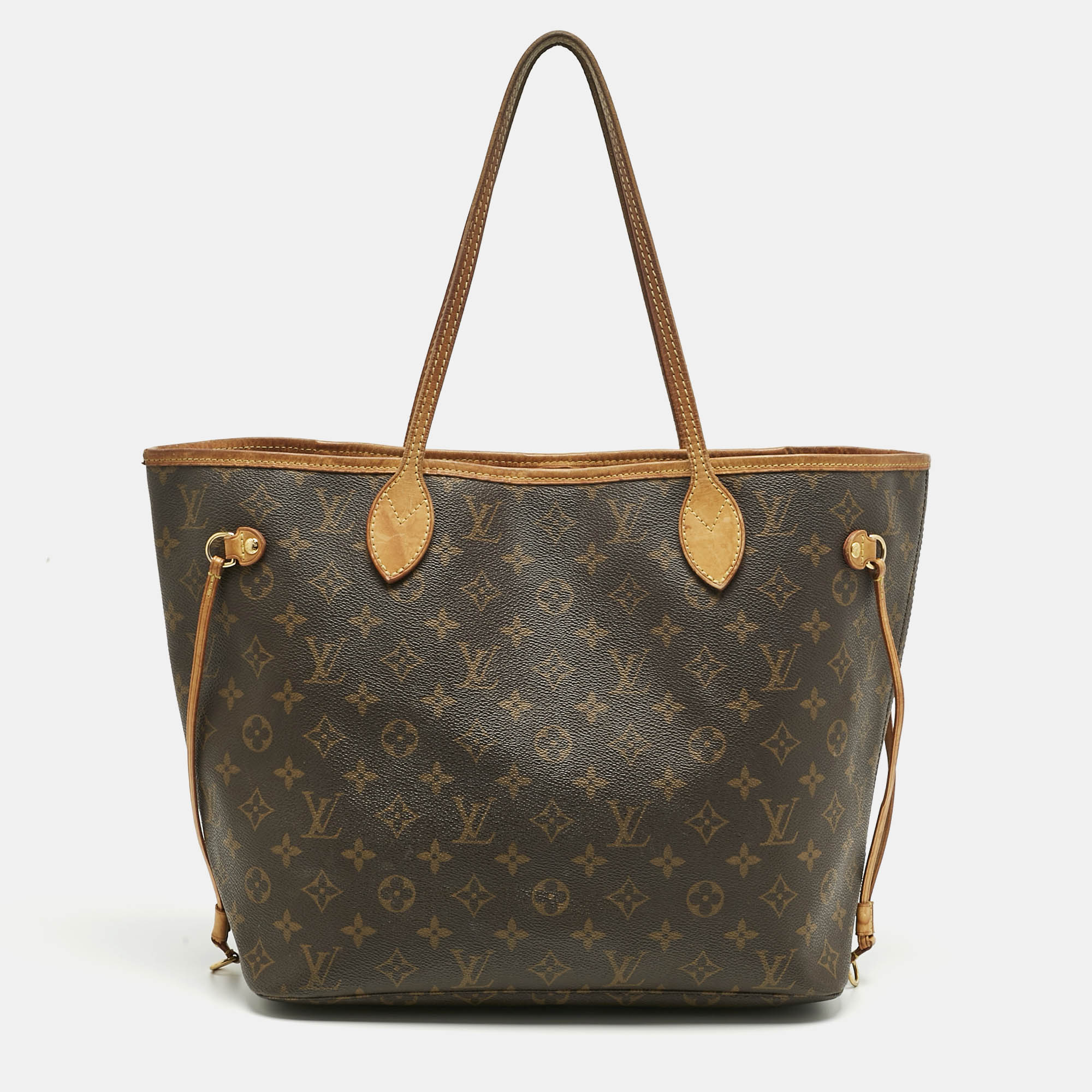 

Louis Vuitton Monogram Canvas Neverfull MM Bag, Brown