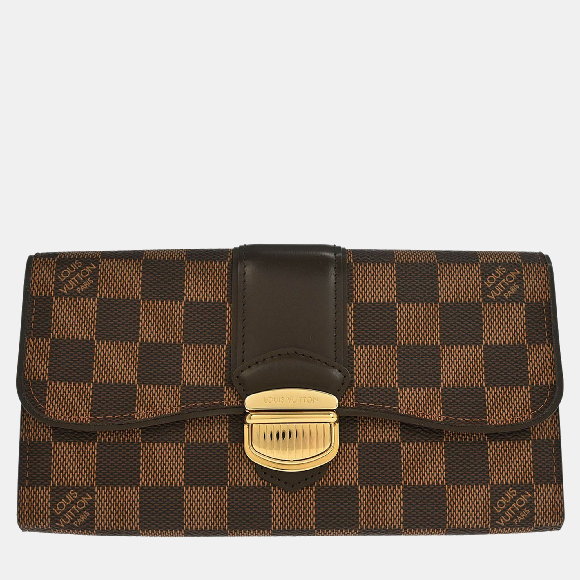 

Louis Vuitton Damier Portefeuille Sistina Wallet, Brown