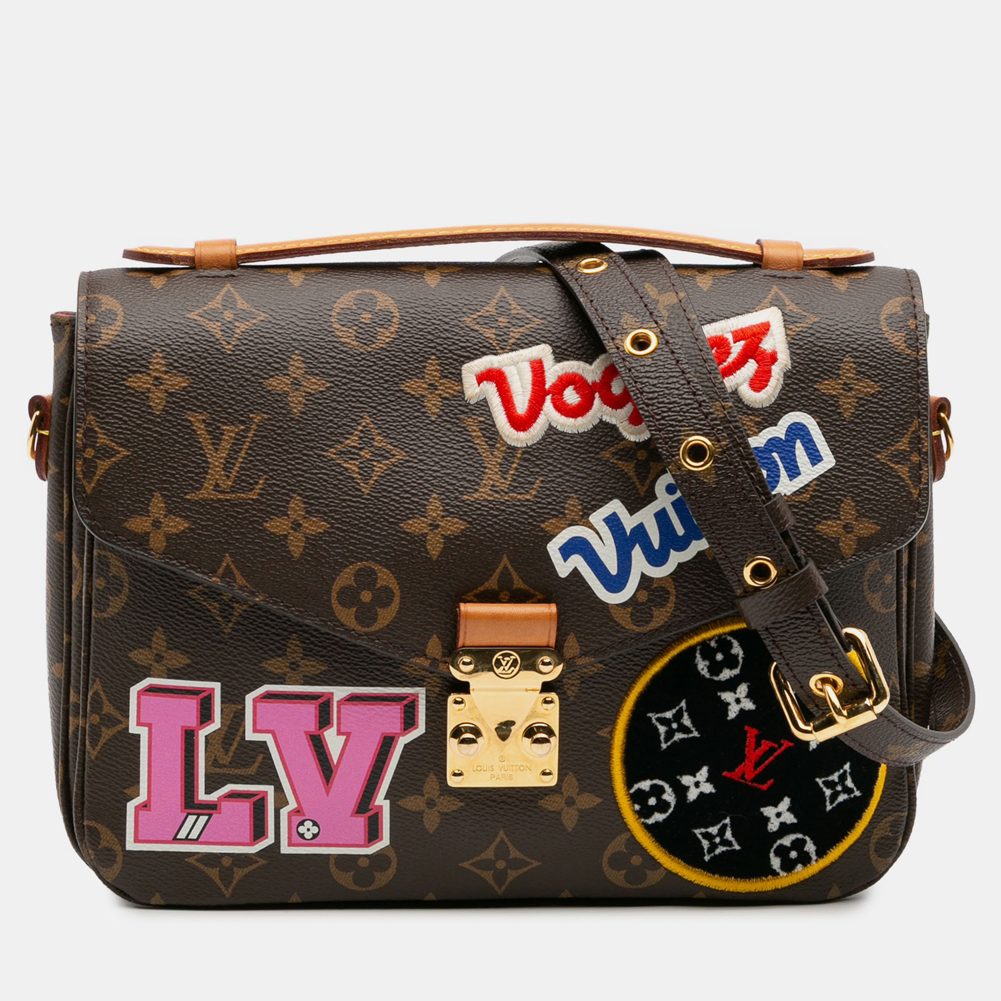 

Louis Vuitton Brown Monogram Patches Pochette Metis